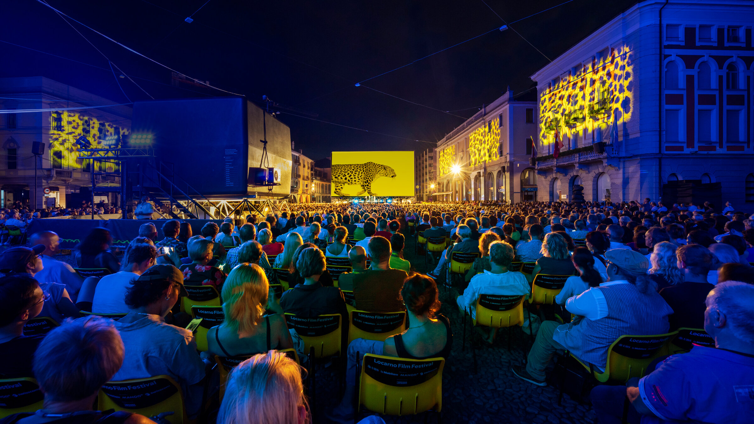 "Kulturplatz extra: Filmfestival Locarno 2024": Piazza Grande - Panoramica.