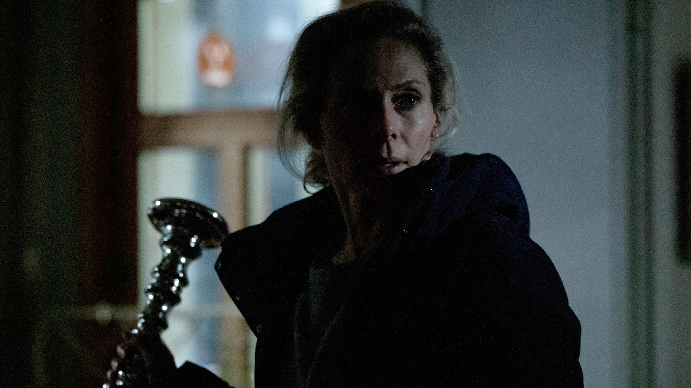 "Maria Wern, Kripo Gotland - Im Schatten": Für Maria Wern (Eva Röse) ist Angriff die beste Verteidigung.