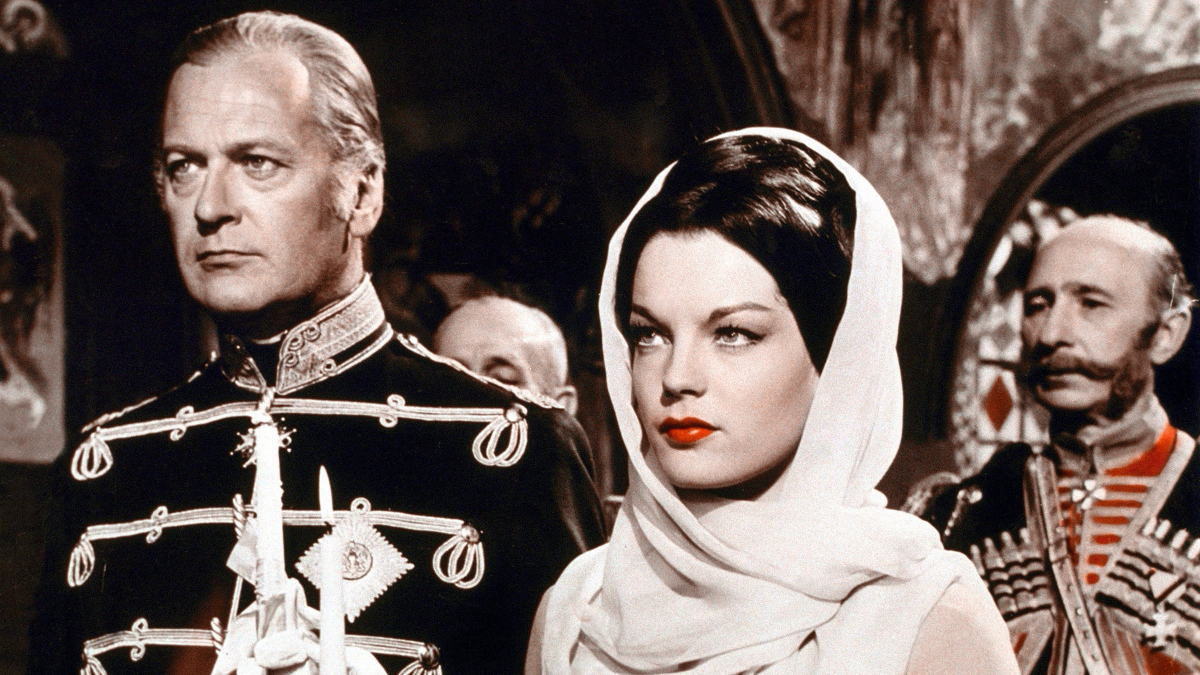 "Katja, die ungekrönte Kaiserin": Curd Jürgens (Zar Alexander II.), Romy Schneider (Katja).