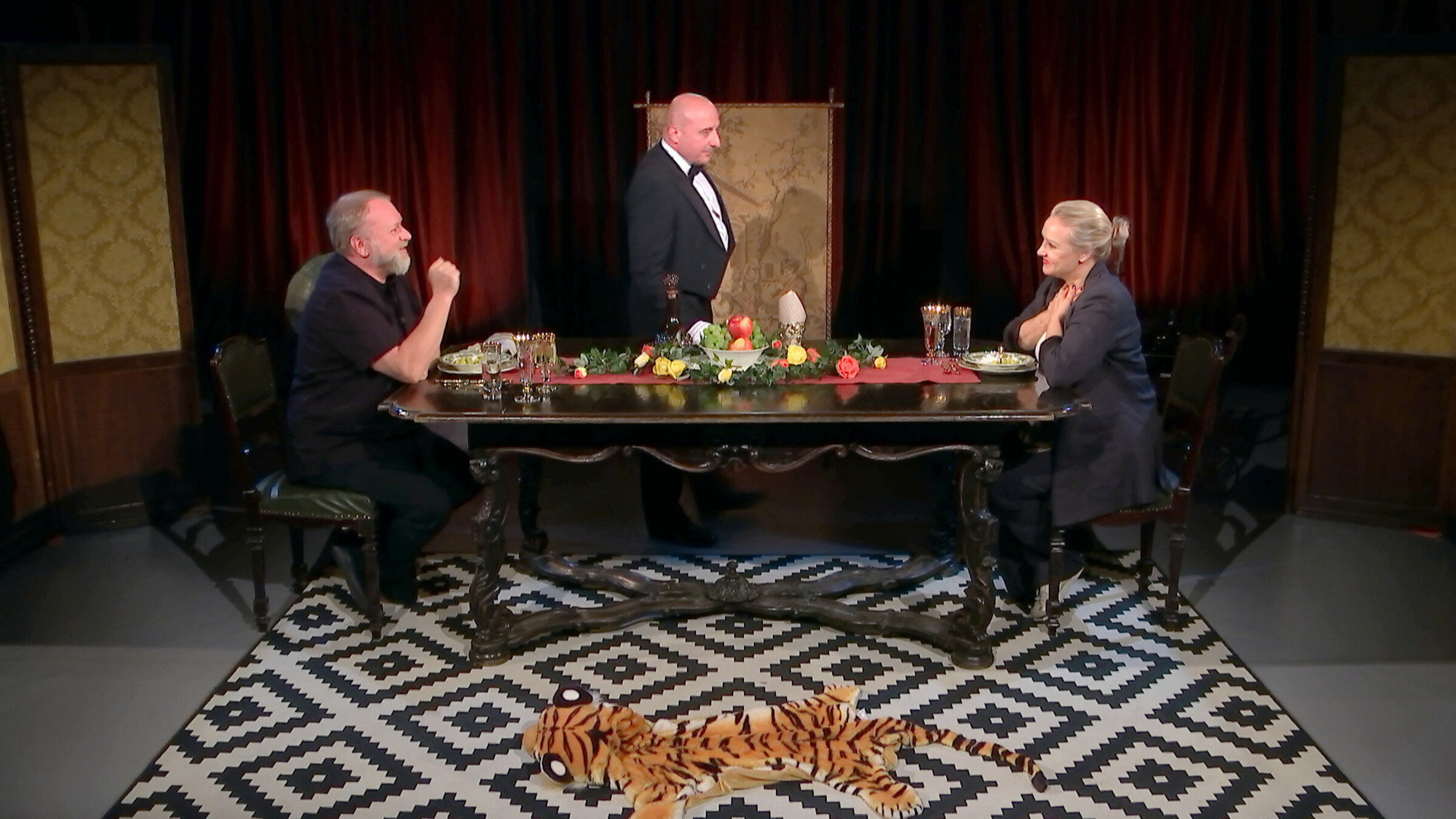 "Dinner für Zwei - Verena Scheitz & Reinhard Nowak": Reinhard Nowak, Christoph Fälbl, Verena Scheitz.