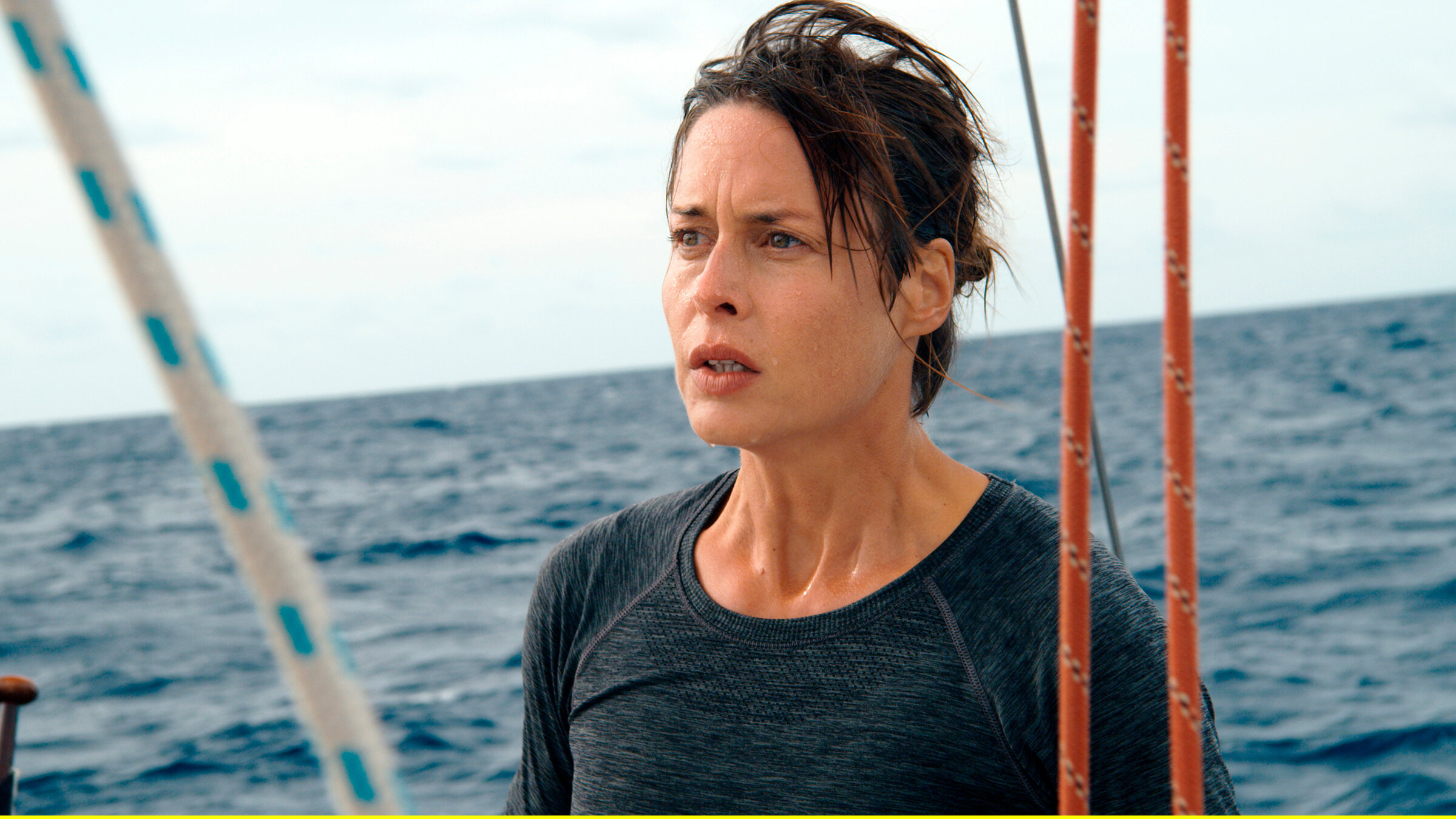 "Styx": Rike (Susanne Wolff, Bild) alleine mit ihrem Segelboot in See.