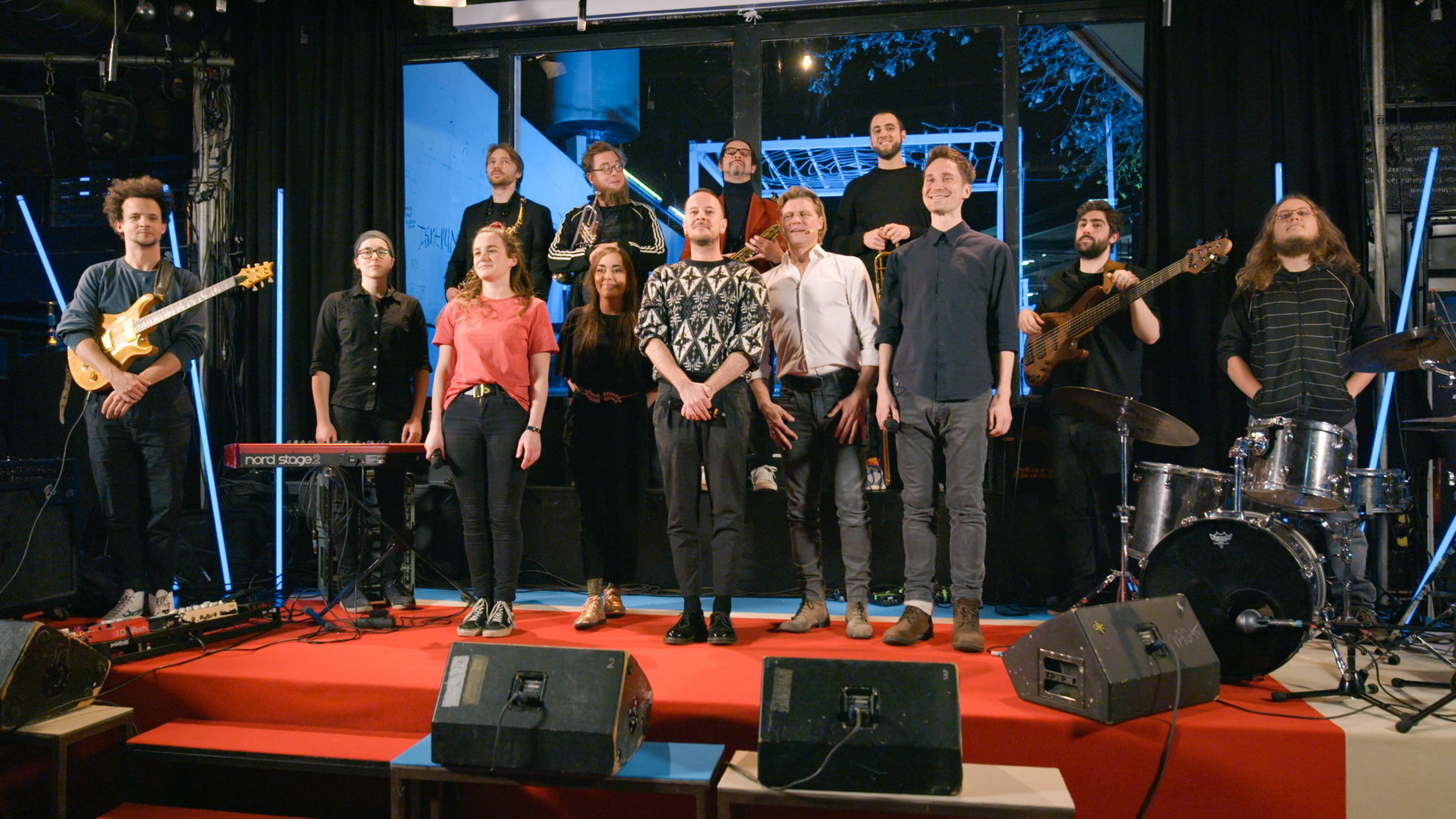 "Pratersterne (7/7)": Yasmo & die Klangkantine mit Tereza Hossa, Josef Jöchl, Gery Seidl, Hosea Ratschiller.