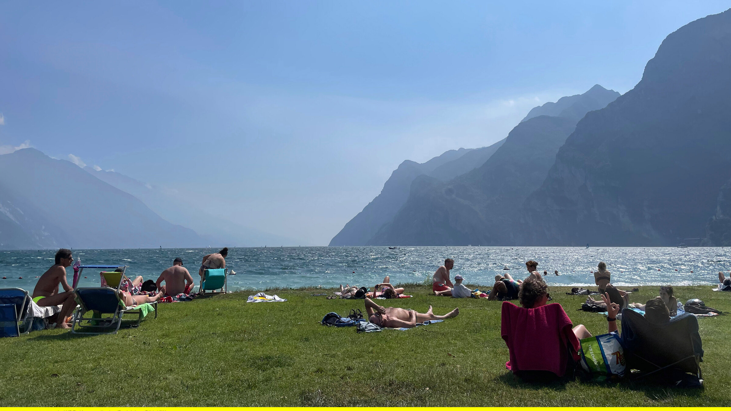 "Kritisch Reisen: Gardasee - Wo ALLE Urlaub machen": Im Sommer ist es im Norden an der Riva del Garda nicht so überfüllt wie an der Ost- und Südküste des Gardasees.