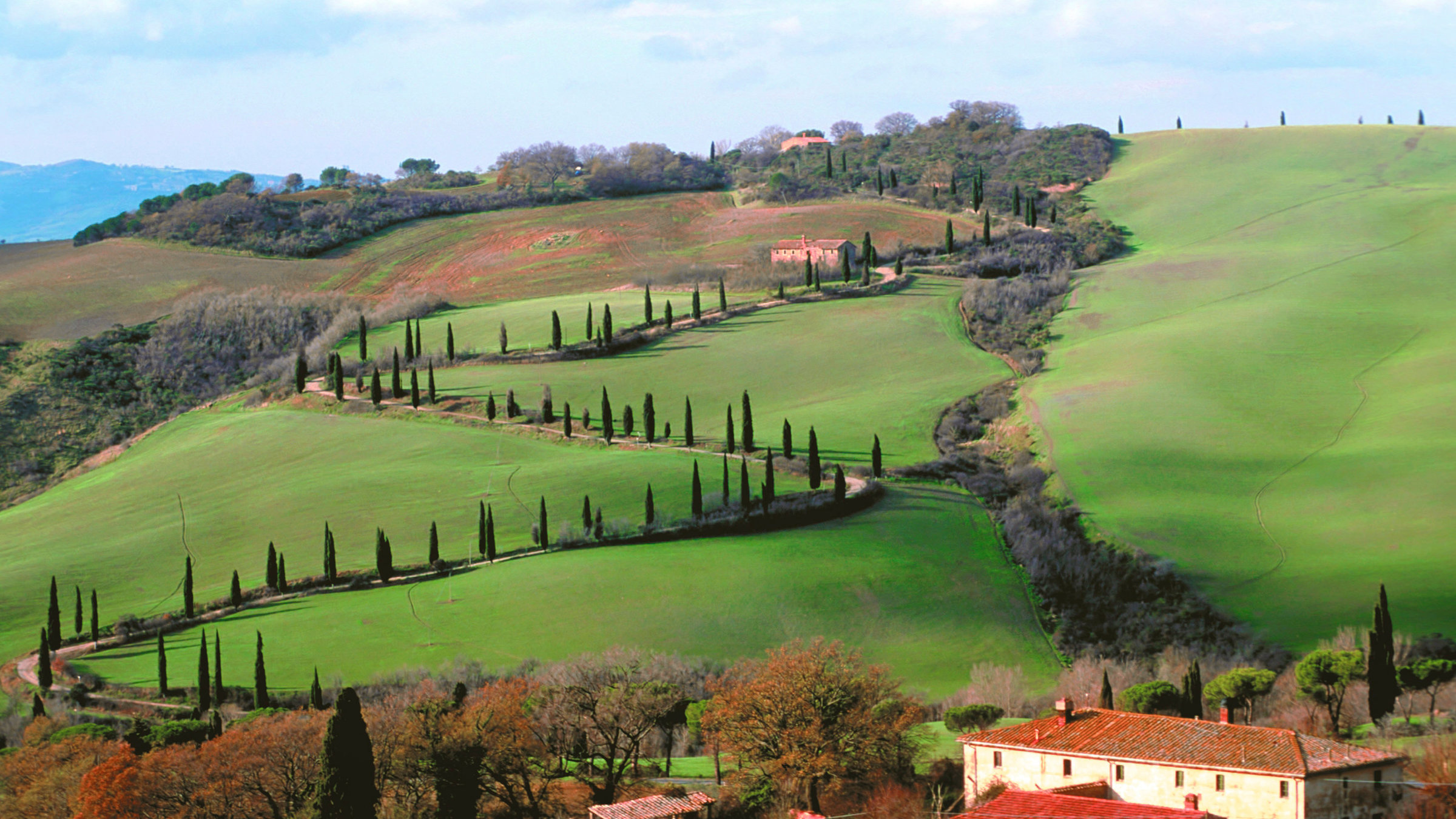 "Eine Reise in die Toskana": Landschaft im Val d¹Orcia im südlichen Teil der Provinz Siena in der Toskana