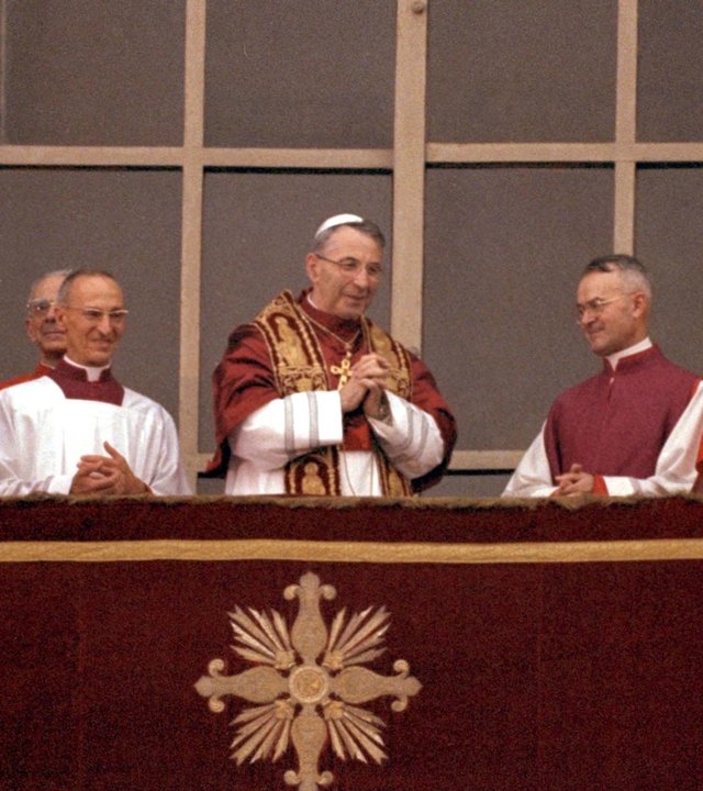 "ZDF-History: Wie es wirklich war - Geheimnisse der Geschichte": Papst Johannes Paul I nach seiner Wahl.