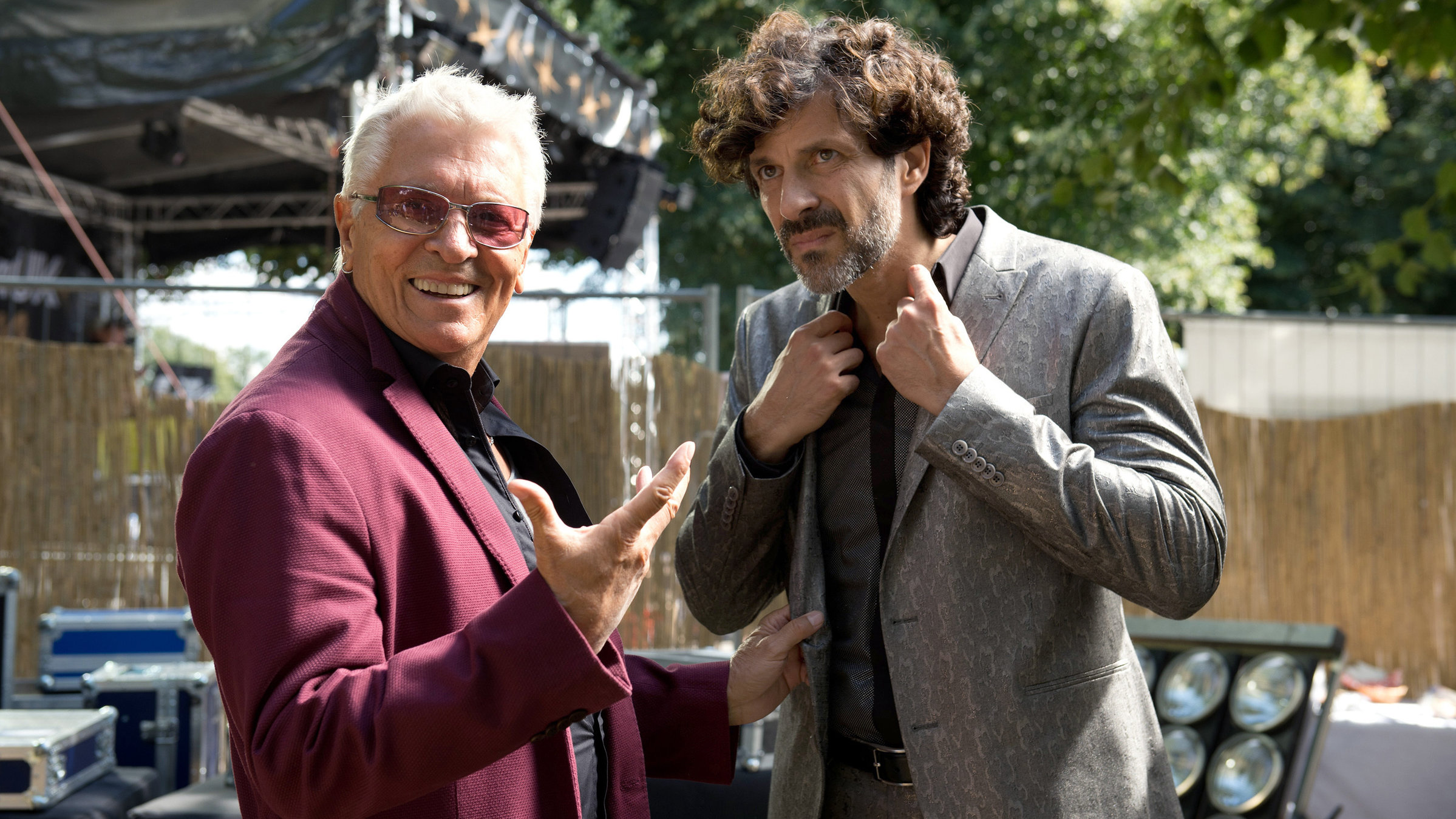 "Bingo im Kopf": Manager Sigi (Henry Hübchen, li.) plant ein Revival seines Stars Mirko Mortauk (Pasquale Aleardi).