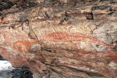 Die sprechenden Felsen der Aborigines