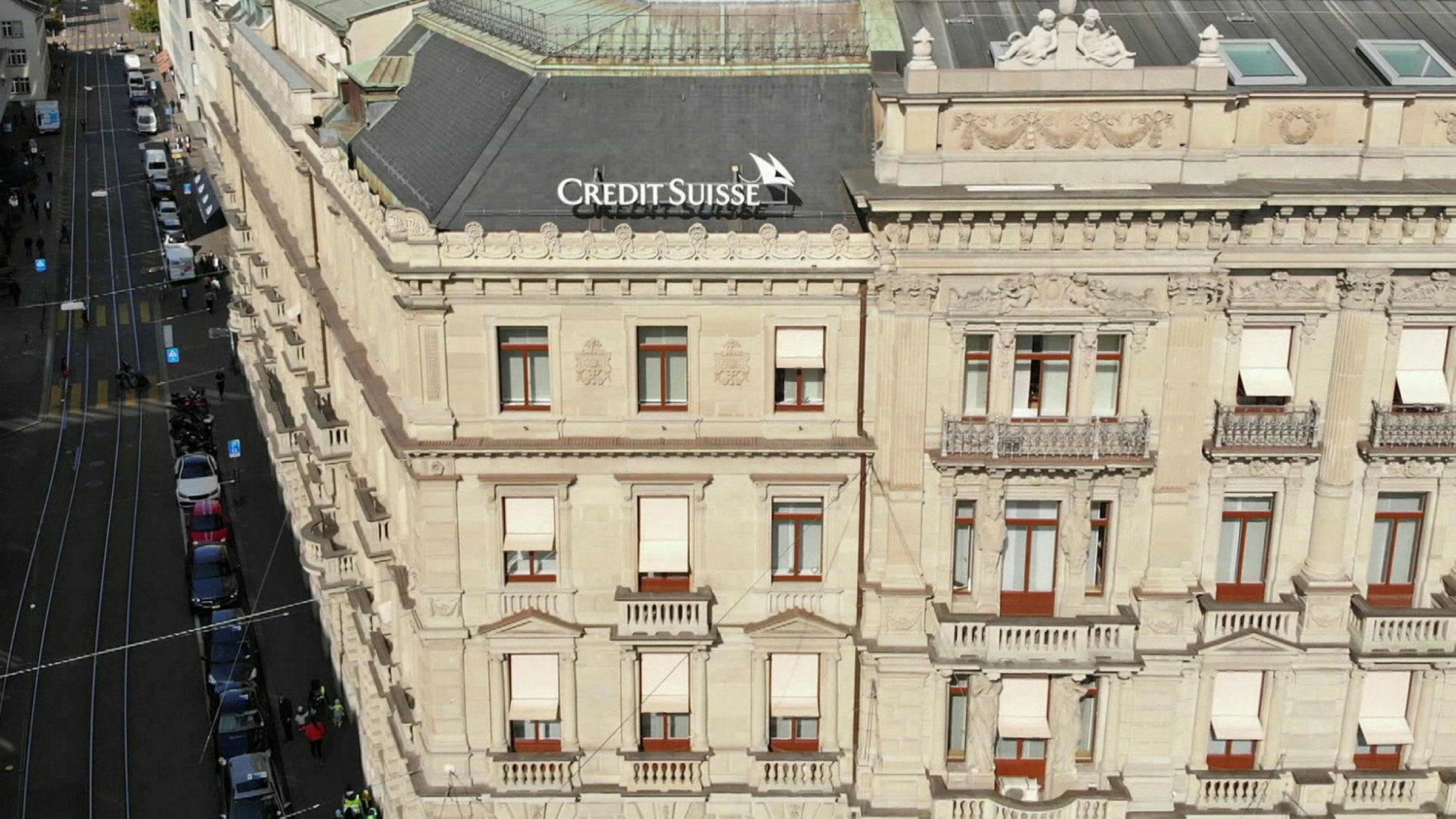 "Das Ende der Credit Suisse – Von Verantwortung, Schuld und Wut": Credit Suisse, Zürich.