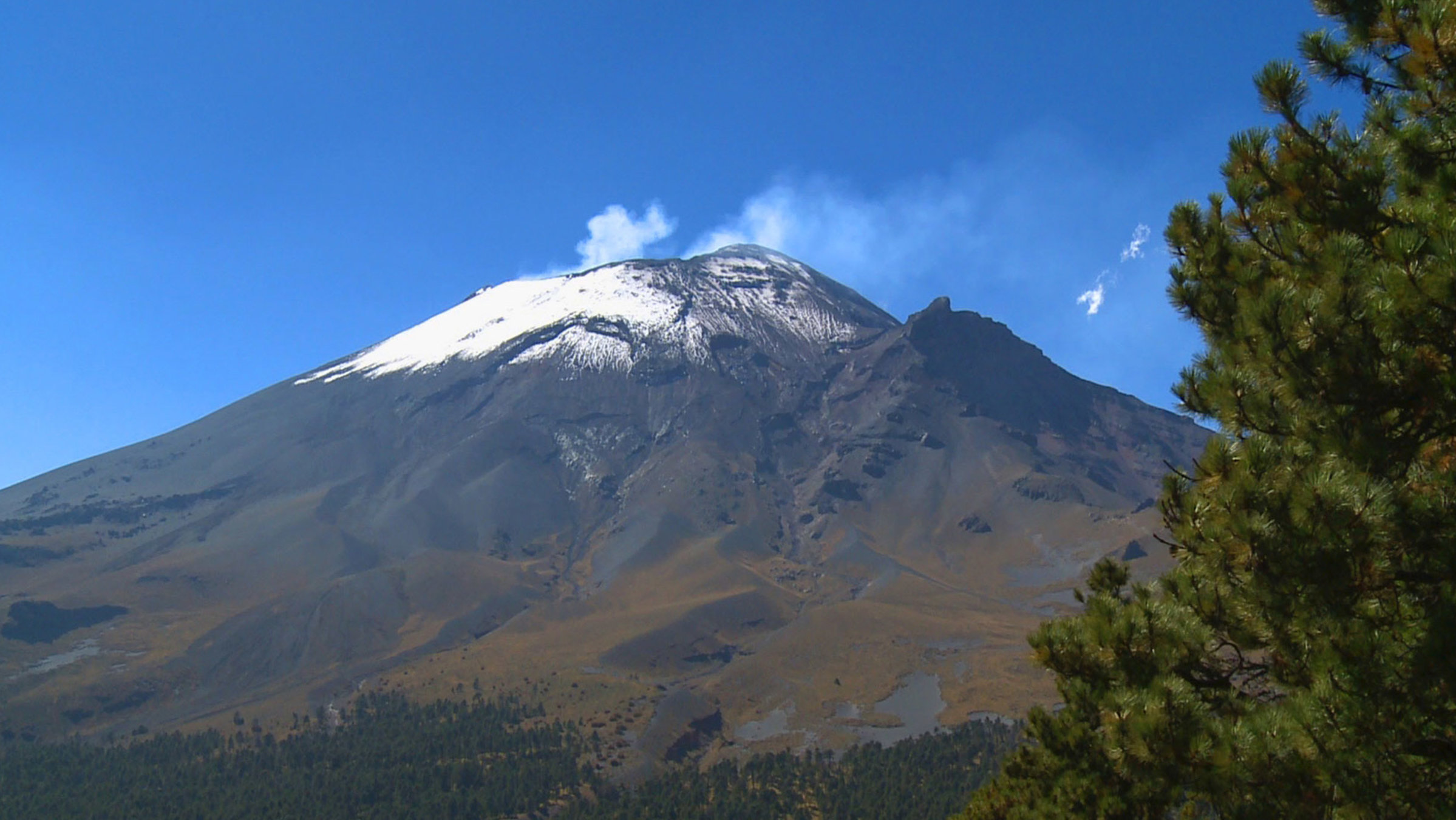"Der Pazifische Feuerring - Mexiko und Guatemala": Der Popocatepetl.