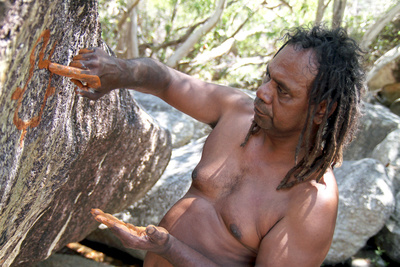 Die sprechenden Felsen der Aborigines