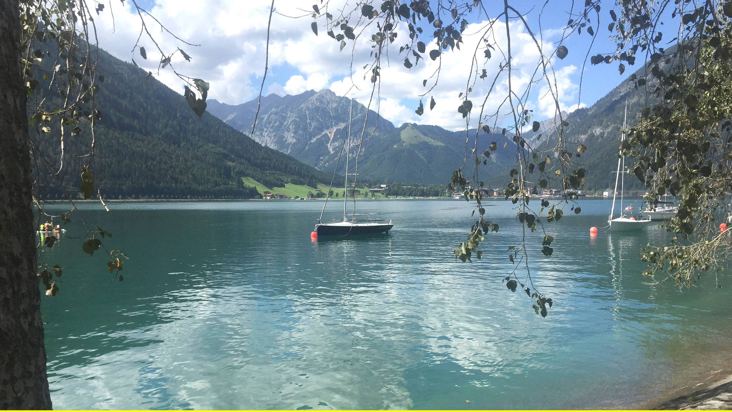 "Abenteuer Alpenüberquerung": Blick auf den Achensee.