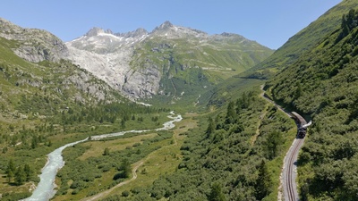 Spektakuläre Bergbahnen der Schweiz II:<br/>"Furka-Bergstrecke" - Die Gemütliche