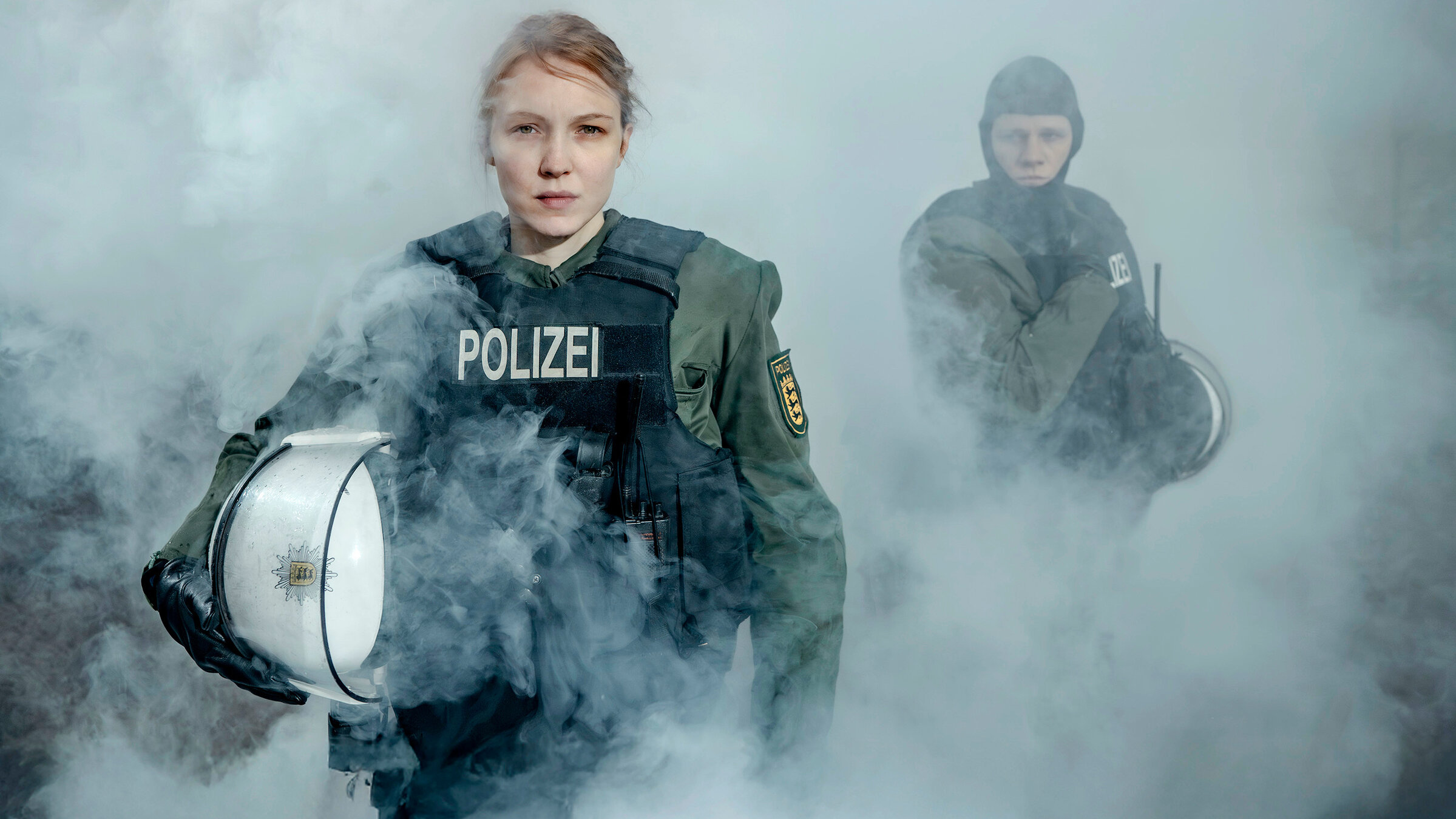 "Die Nichte des Polizisten": Rebecca Henselmann (Magdalena Laubisch) will, ebenso wie Christoph Laurin (Max von der Groeben), als gute und erfolgreiche Polizistin Karriere machen.