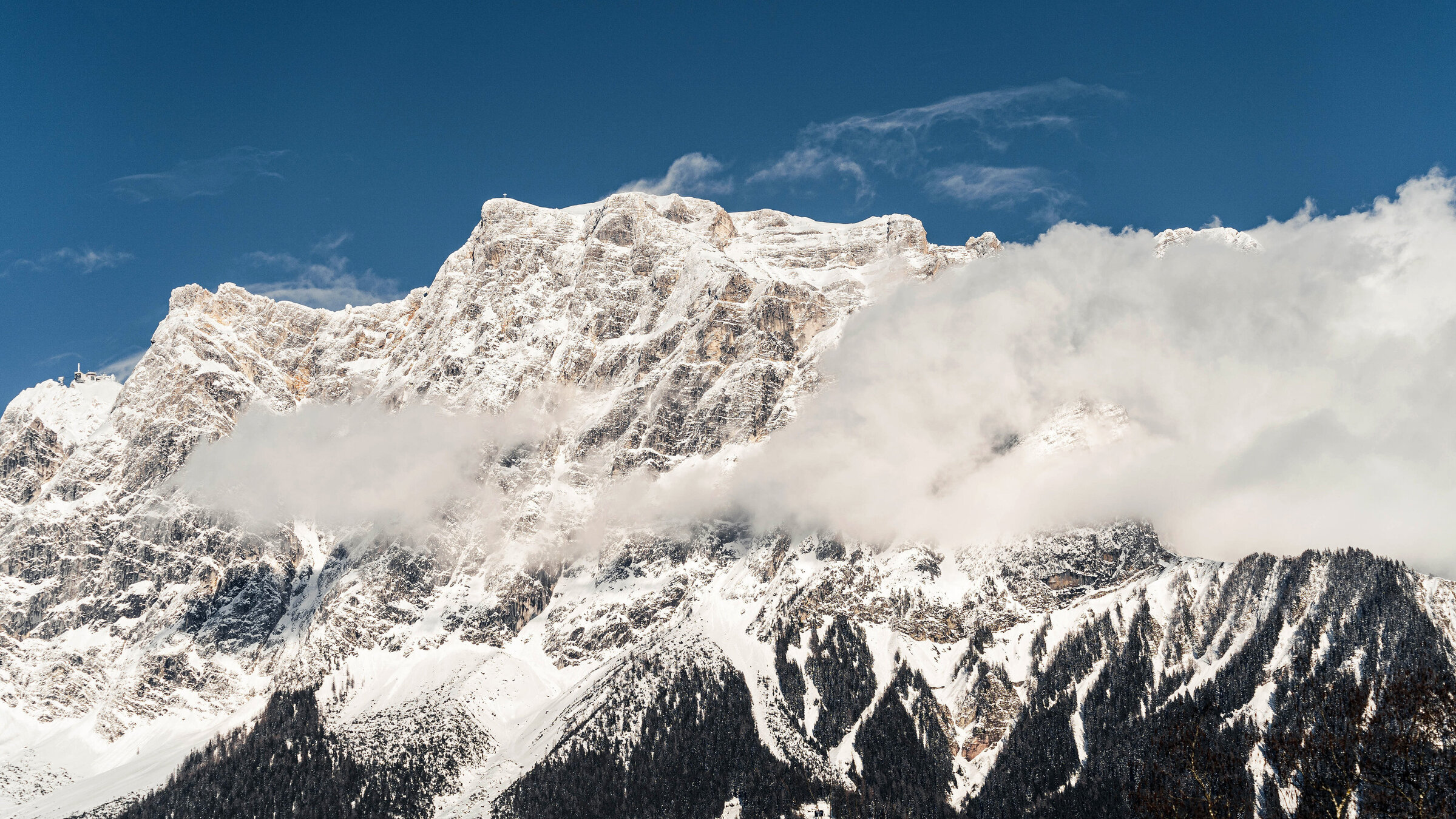 "Winter in der Tiroler Zugspitzregion mit Marlies Raich": Zugspitze.