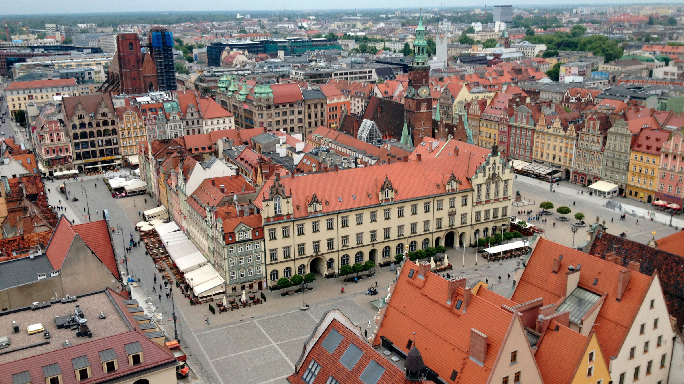 "Breslau und das Tal der Schlösser": Blick auf den Großen Ring (Rynek) in Breslau