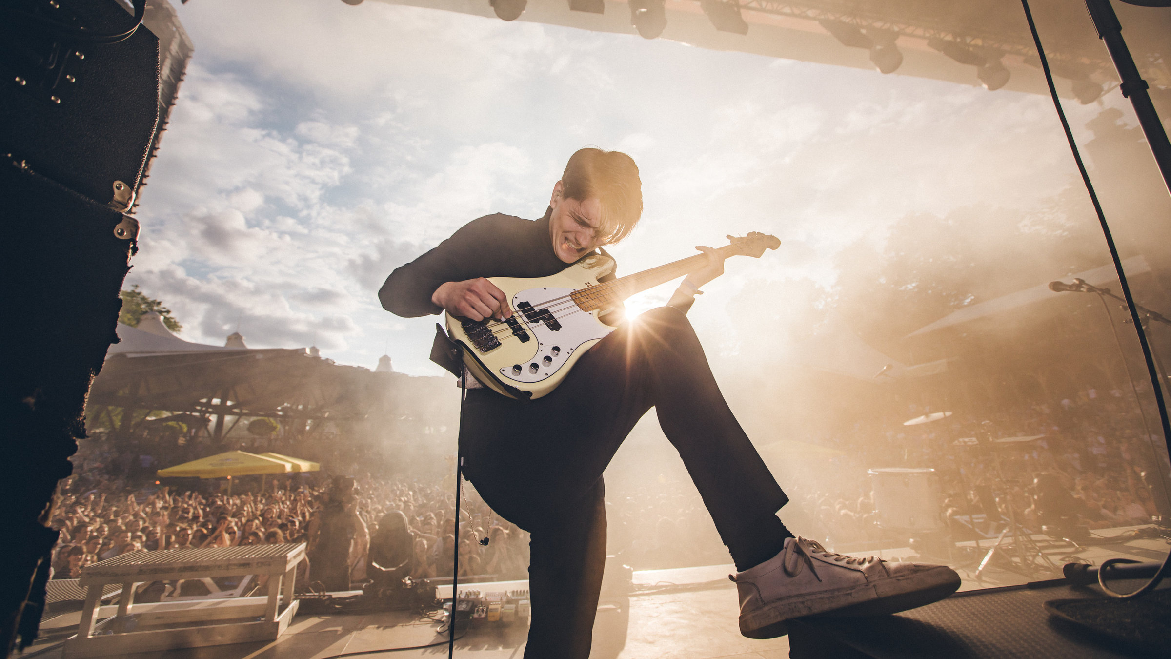 "PULS Open Air 2019": Giant Rooks auf der Bühne während des PULS Open Airs 2019 auf Schloss Kaltenberg.