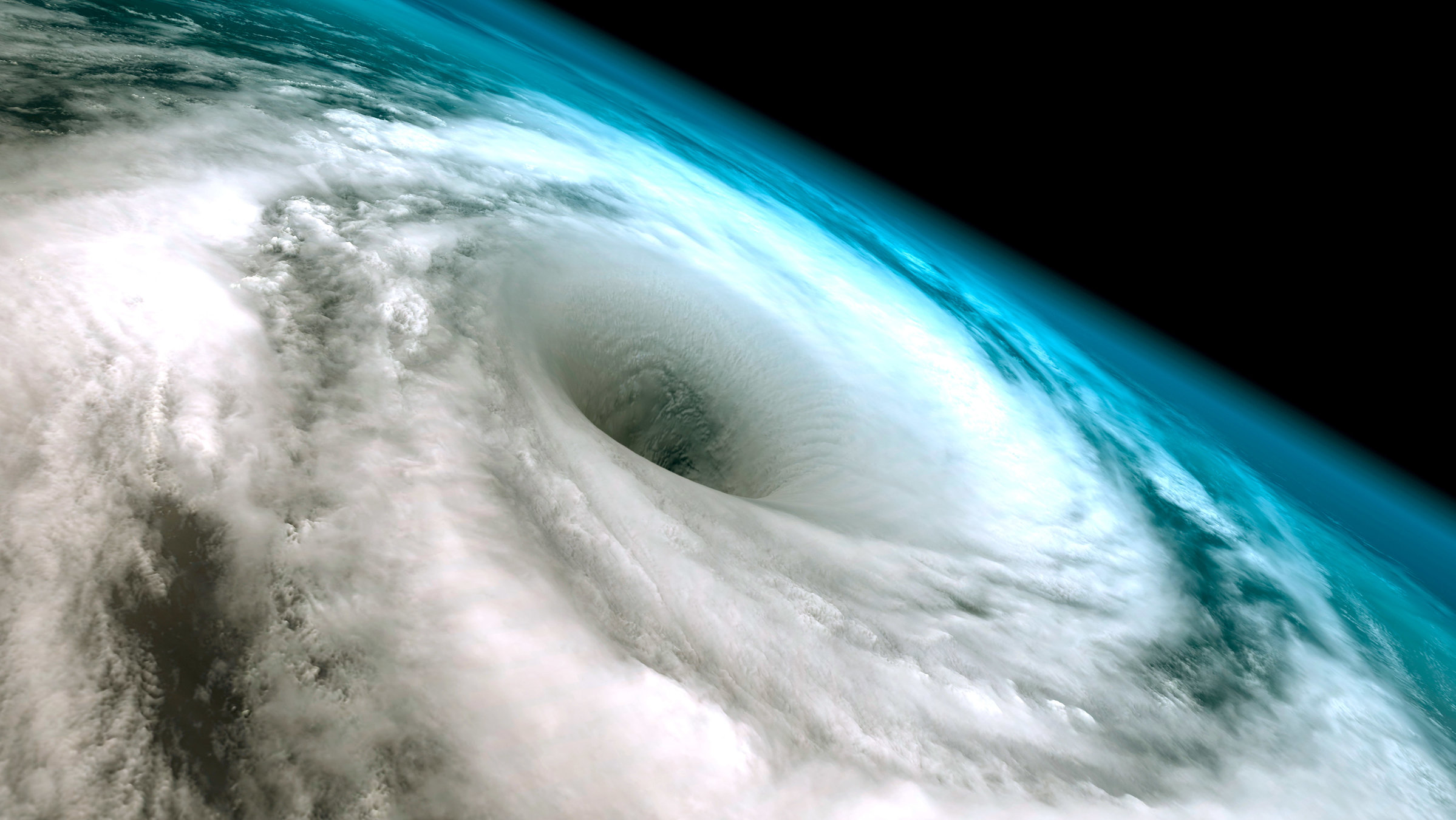 "Wunder der Karibik - Im Auge des Hurrikans": Das Auge eines Hurrikans über den Karibischen Meeren