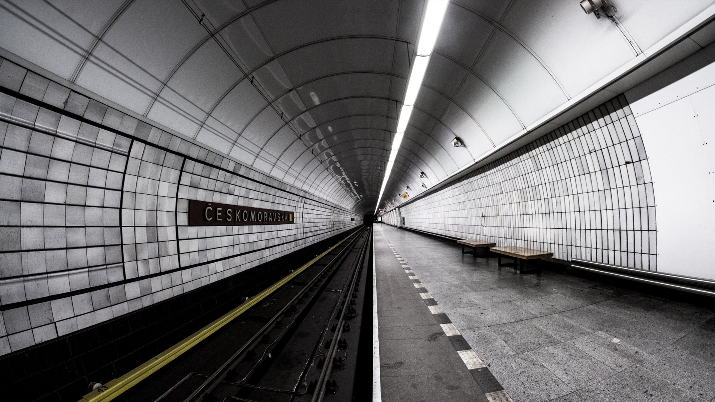 "Metrokosmos: Prag": Stationsdesign Českomoravská.