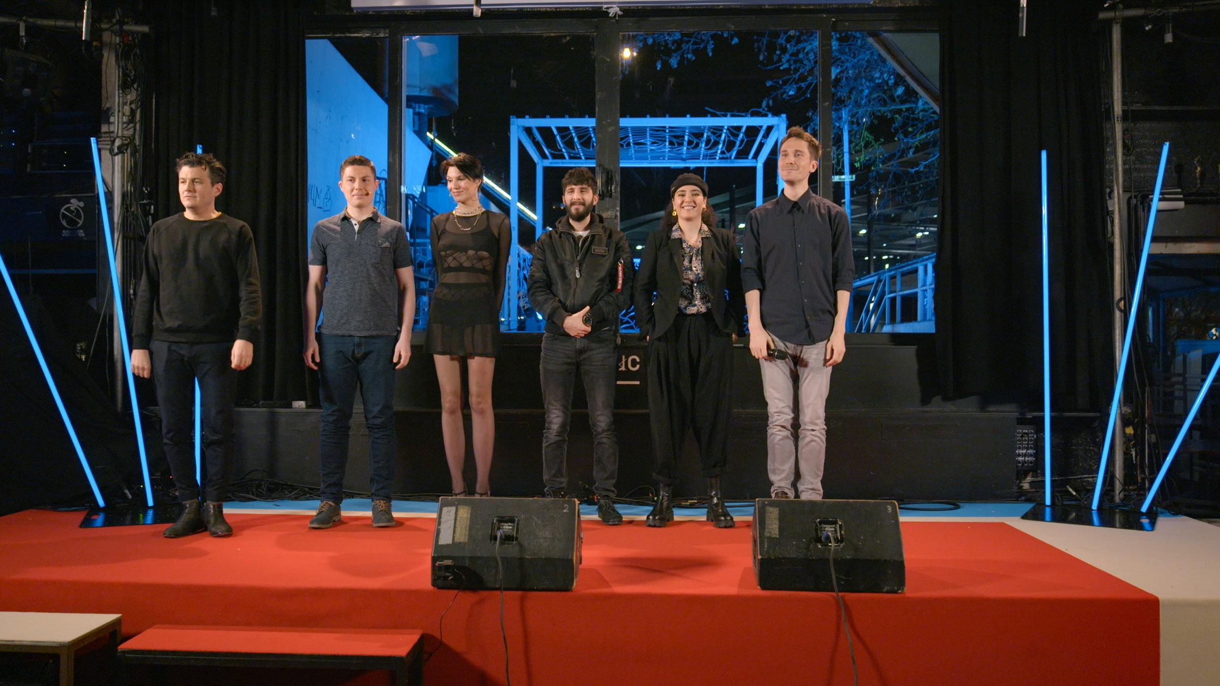 "Pratersterne (6/7)": Manuel Rubey, Roland Otto Bauschenberger, Elena Wolff, EsRAP (Enes Özmen, Esra Özmen), Hosea Ratschiller