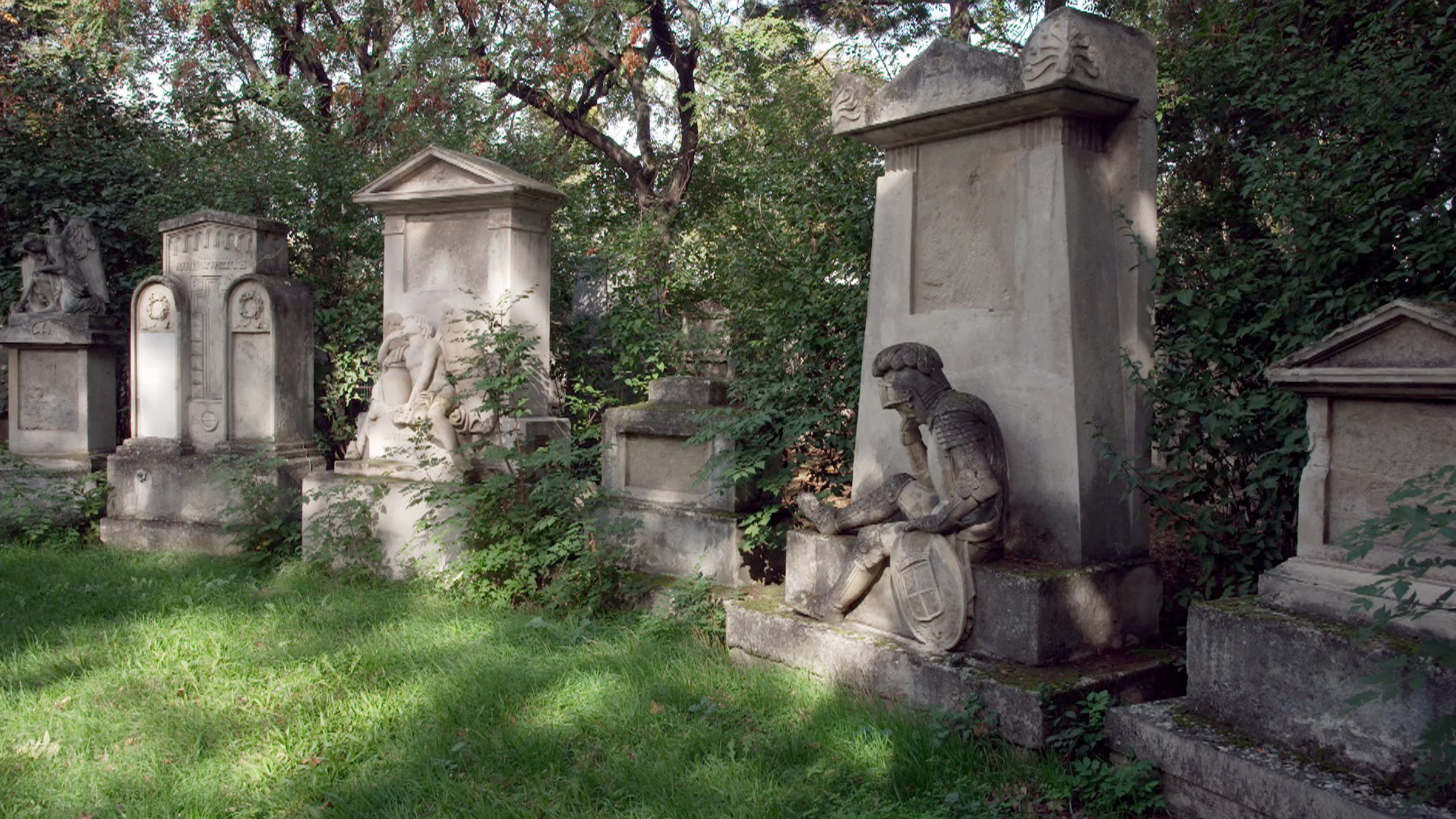 "Wiens verborgene Friedhöfe": Gräberhain.