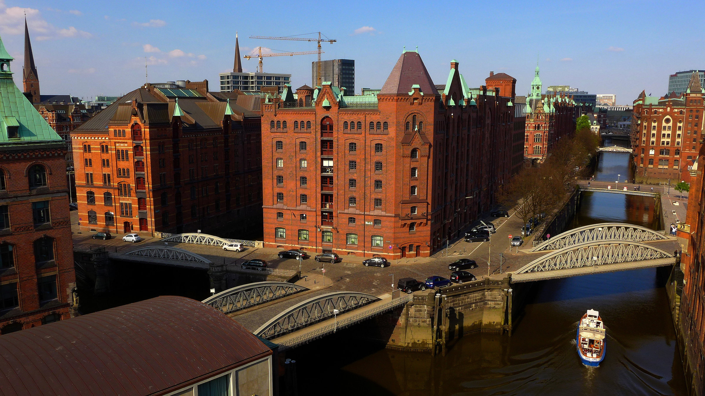 "Schätze der Welt - Erbe der Menschheit - Speicherstadt und Chilehaus in Hamburg, Deutschland": Hamburg - Die Speicherstadt in Hamburg mit ihren typischen Backsteingebäuden.