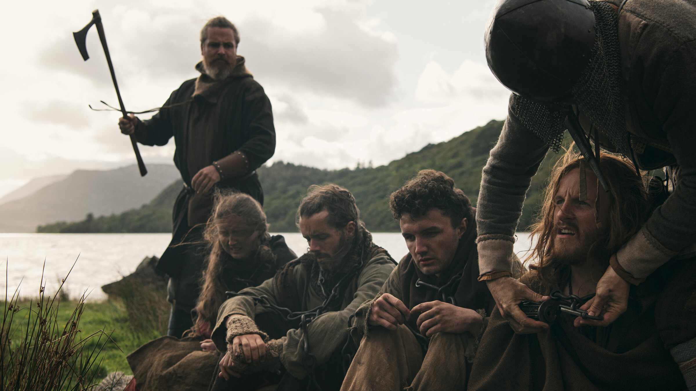 "In den Fängen der Wikinger - Menschenraub und Sklaverei": Anna Rutkowska, Michael Gleeson, Michael Hayden, Rickie O´Neill.