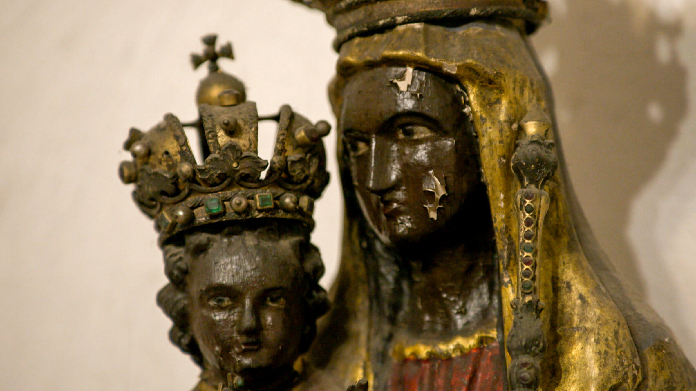 "Wien und die Schwarze Madonna - Jesus, die Frauen und die Liebe": Schwarze Madonna in der Ruprechtskirche.