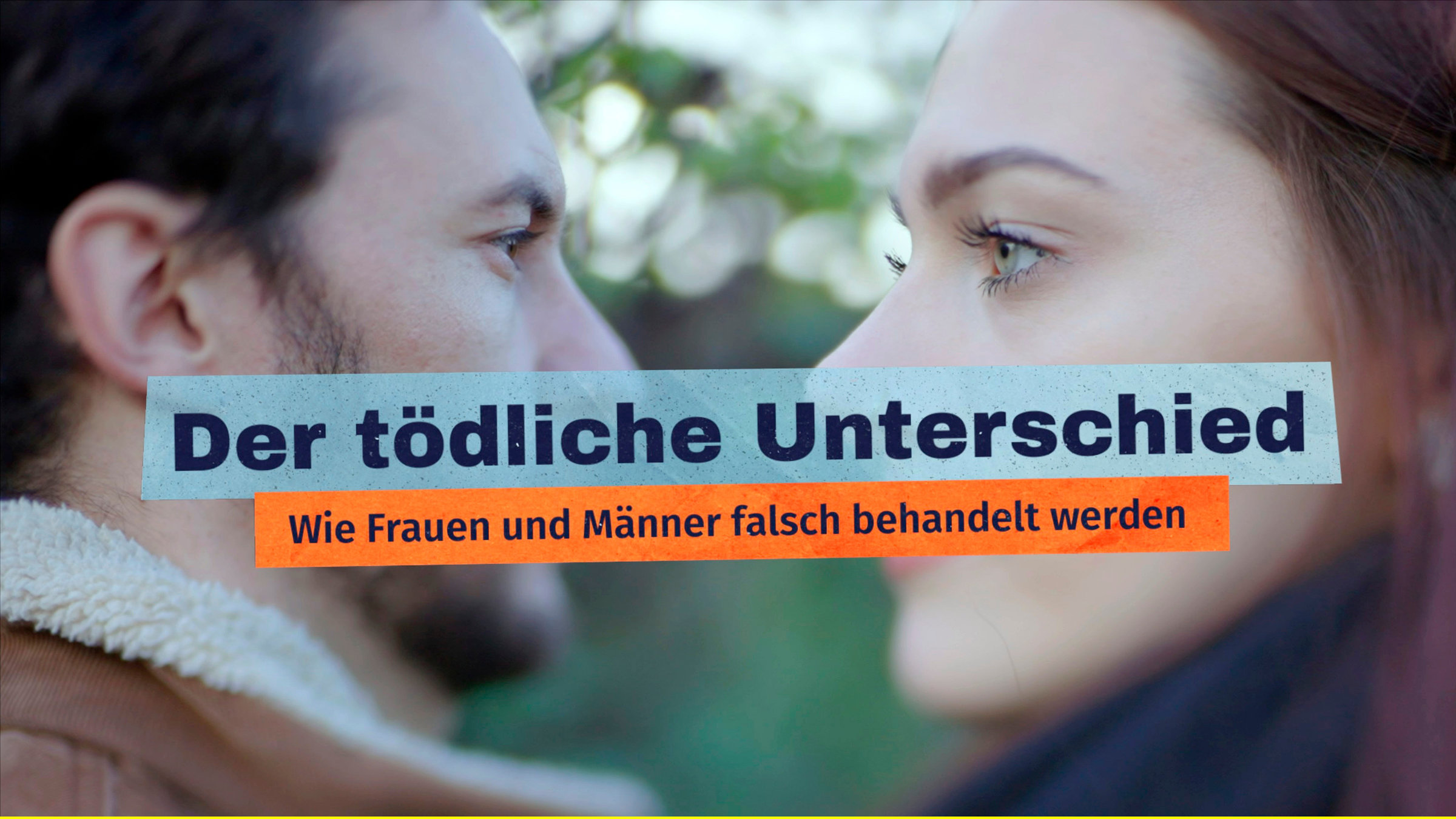 "wissen aktuell - Der tödliche Unterschied": Gendermedizin, Titel-Visual.