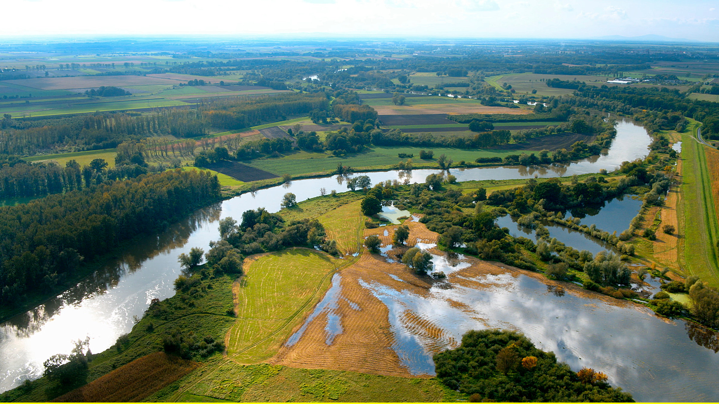 "Schlesiens Schätze": Oderauen, Oberschlesien.