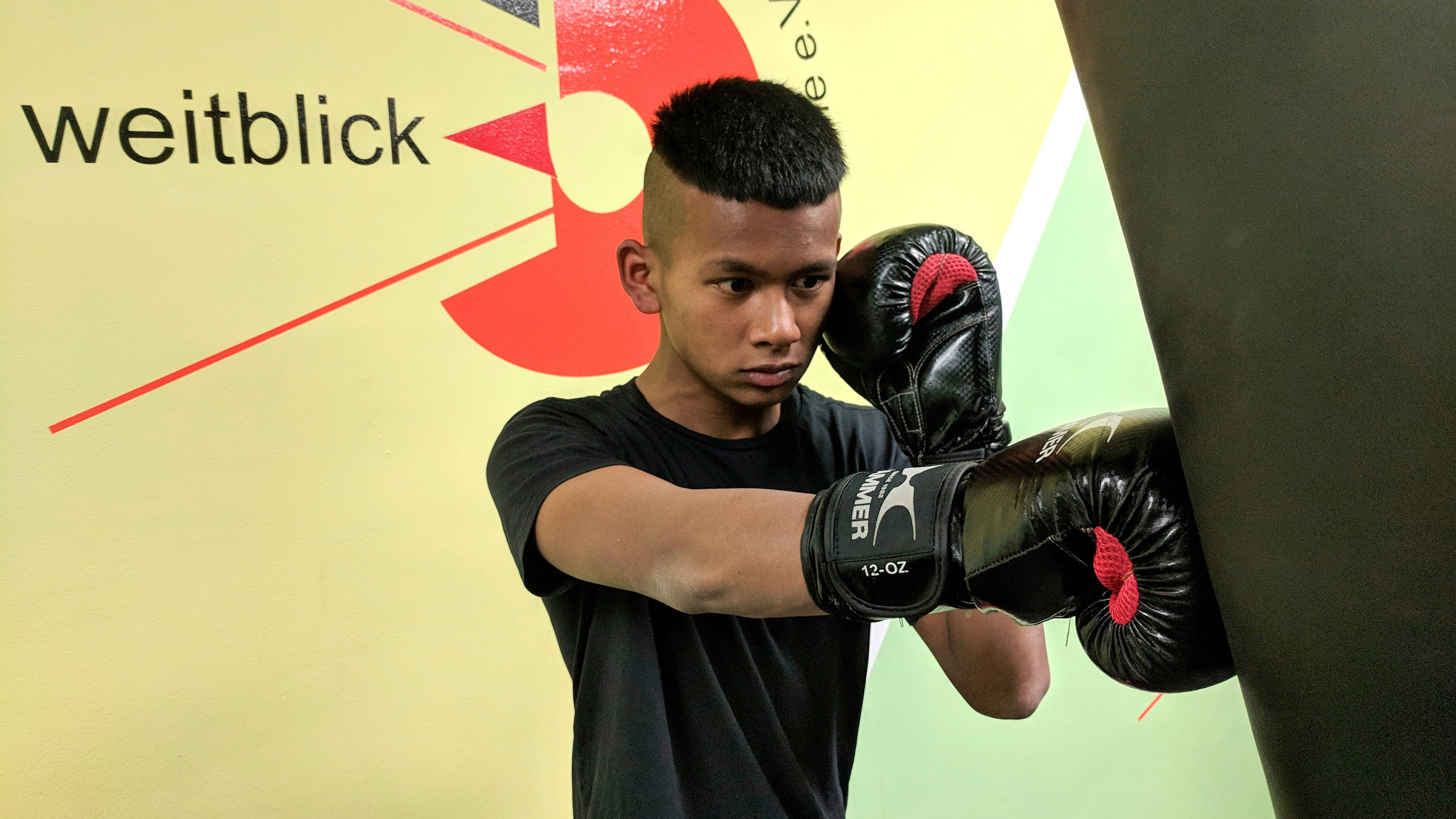 "Zuhause auf Zeit": Bam beim Training im "Weitblick", einer Jugendhilfeeinrichtung in Dachau.