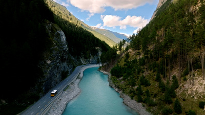 Traumrouten der Schweiz II: Mit dem Postauto<br/>durch das Engadin