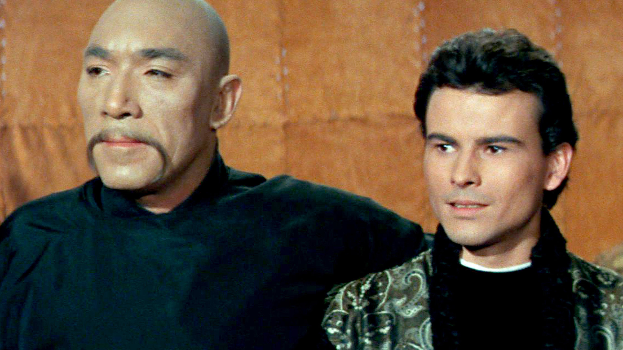 "Im Reich des Kublai Khan" - Marco Polo (Hans Buchholz) und der Kublai Khan (Anthony Quinn).