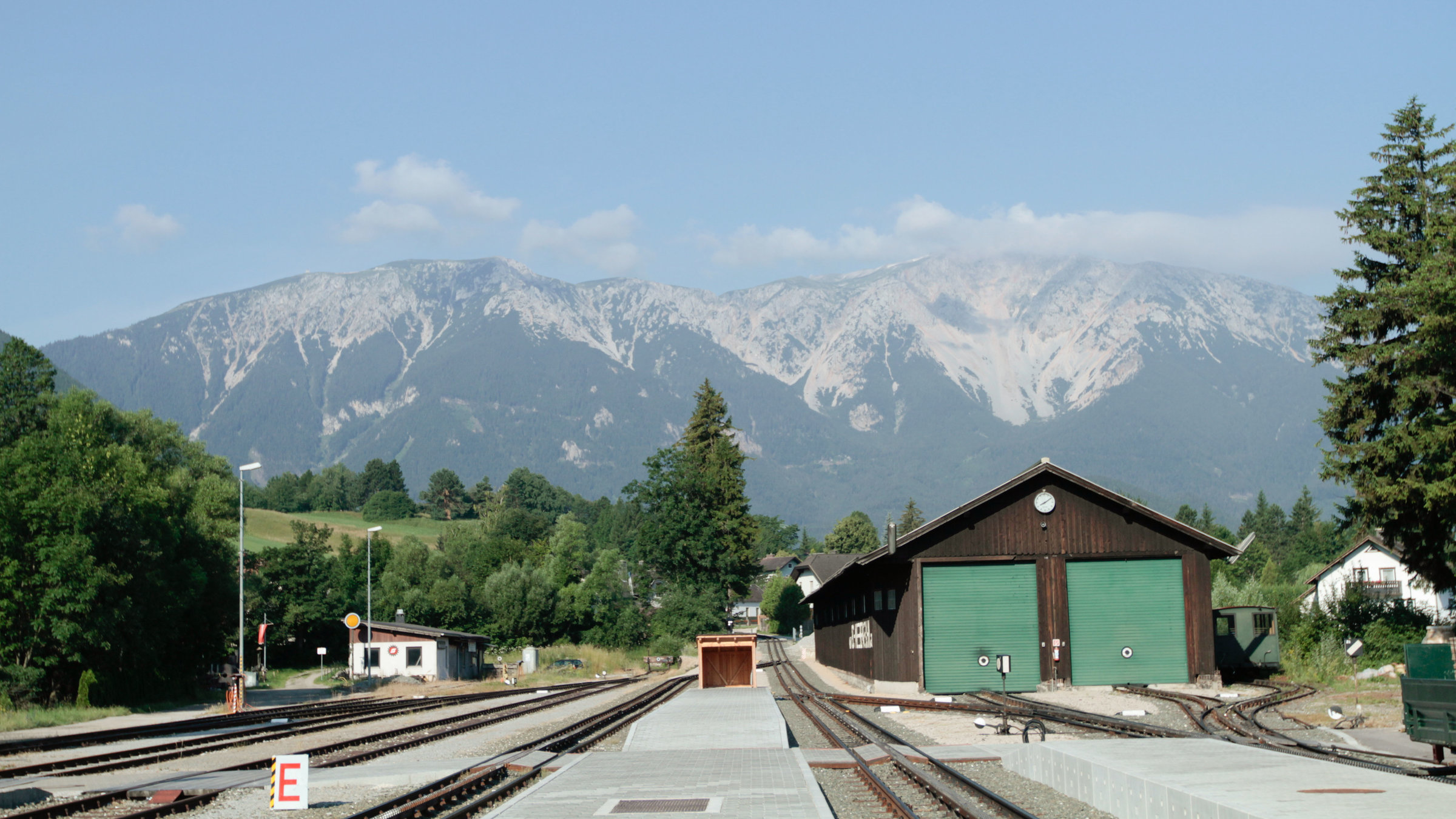 "Sommerfrische in den Wiener Alpen": Talstation Schneebergbahn - Puchberg am Schneeberg