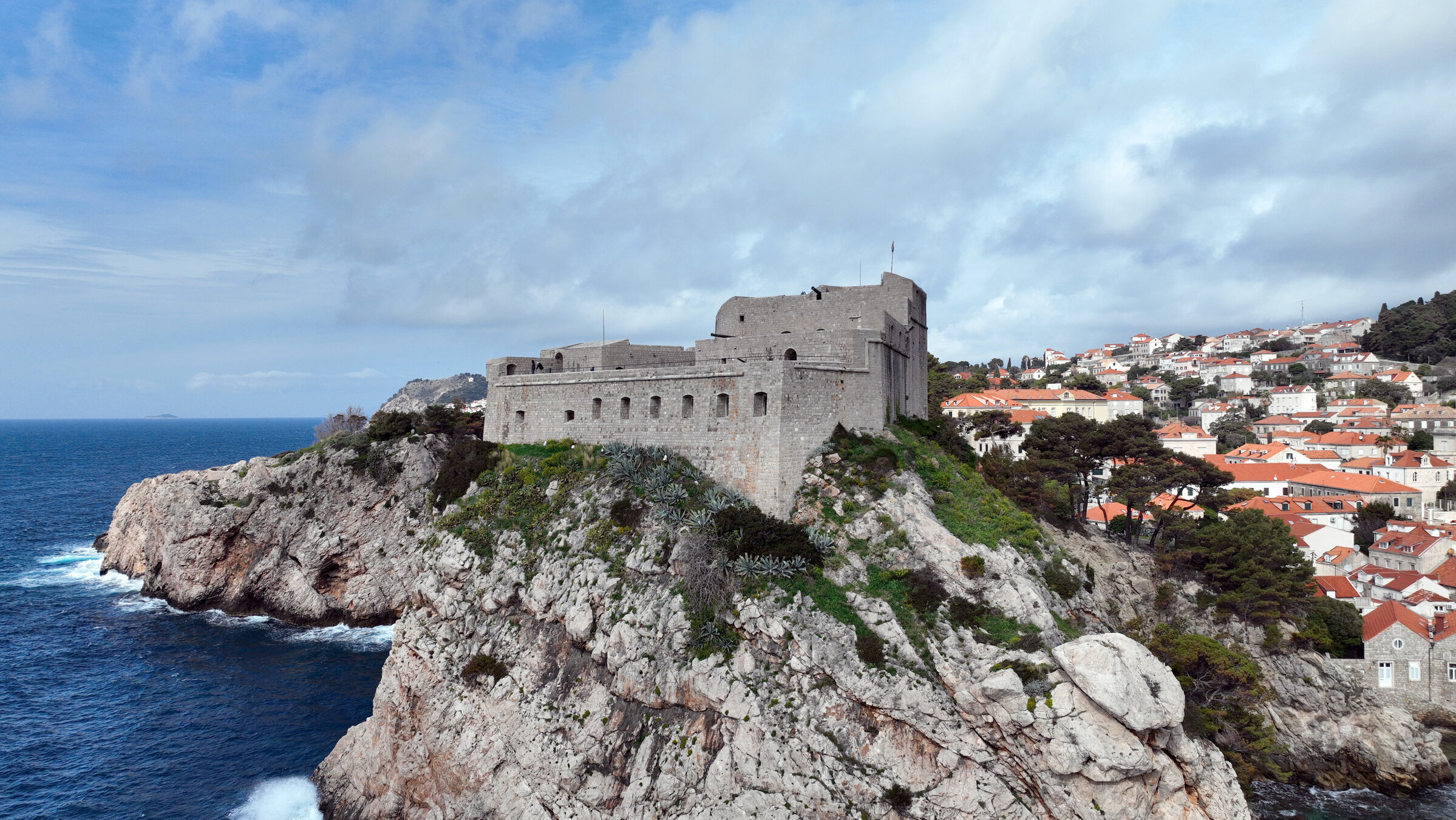 "Traumschlösser und Ritterburgen – Dubrovnik": Dubrovnik, Festung Lovrijenac.