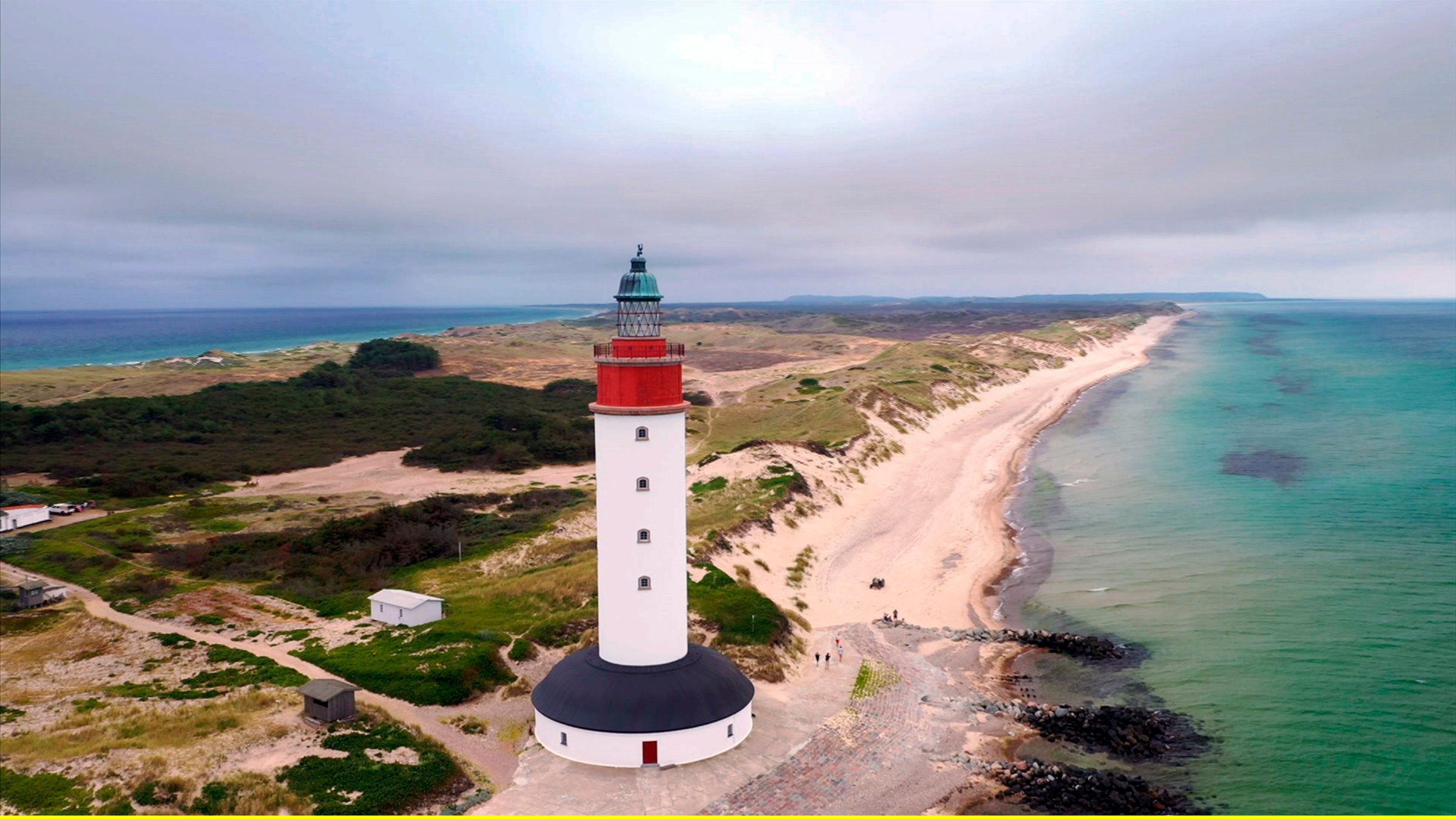 "Land zwischen den Meeren - Von Skagen nach Flensburg": Der Leuchtturm auf der Insel Anholt.
