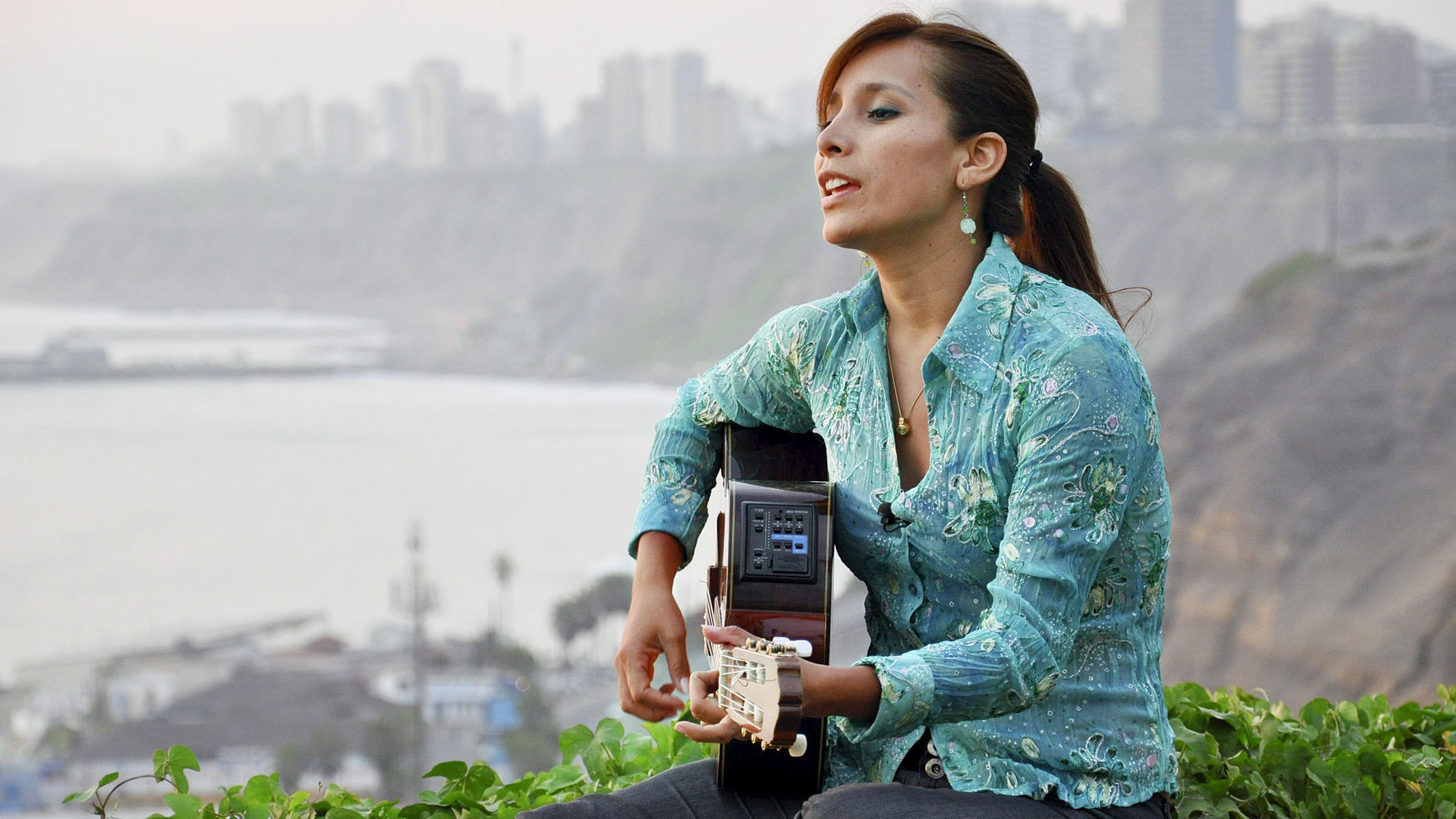 "Panamericana - Von Alaska nach Feuerland": Sängerin Damaris Mallma Porras in Lima, Peru.