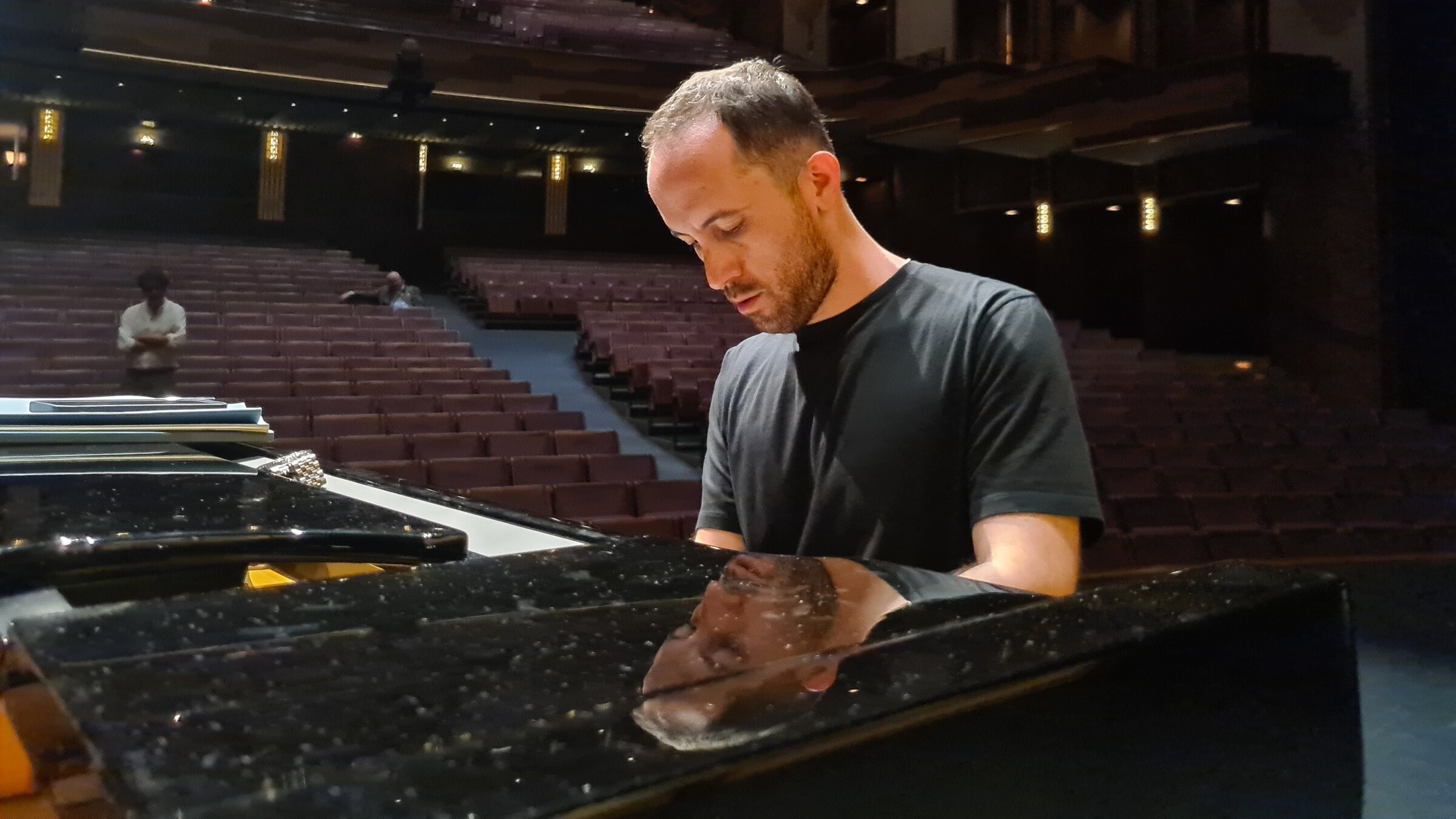 "Stimme der Demokratie: Der Pianist Igor Levit": Igor Levit am Klavier.