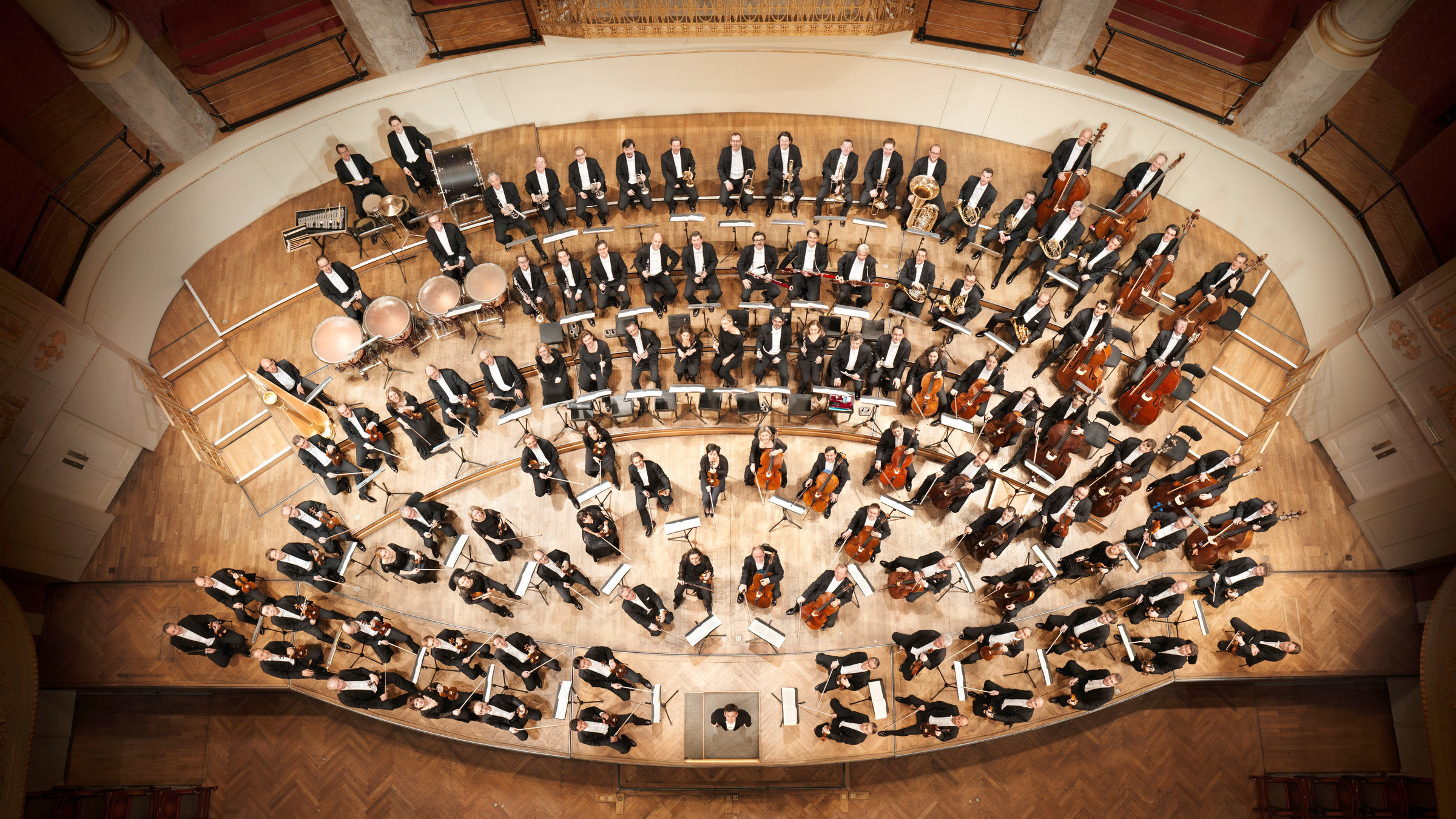 "Frühling in Wien 2019": Blick von oben ins Konzerthaus auf die Wiener Symphoniker