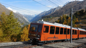 Mit dem Zug zum Matterhorn