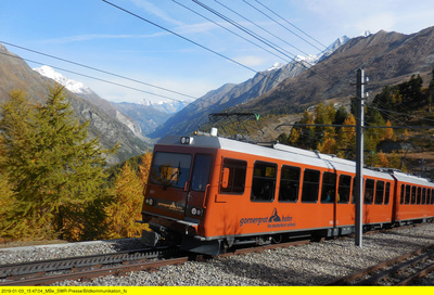 Mit dem Zug zum Matterhorn