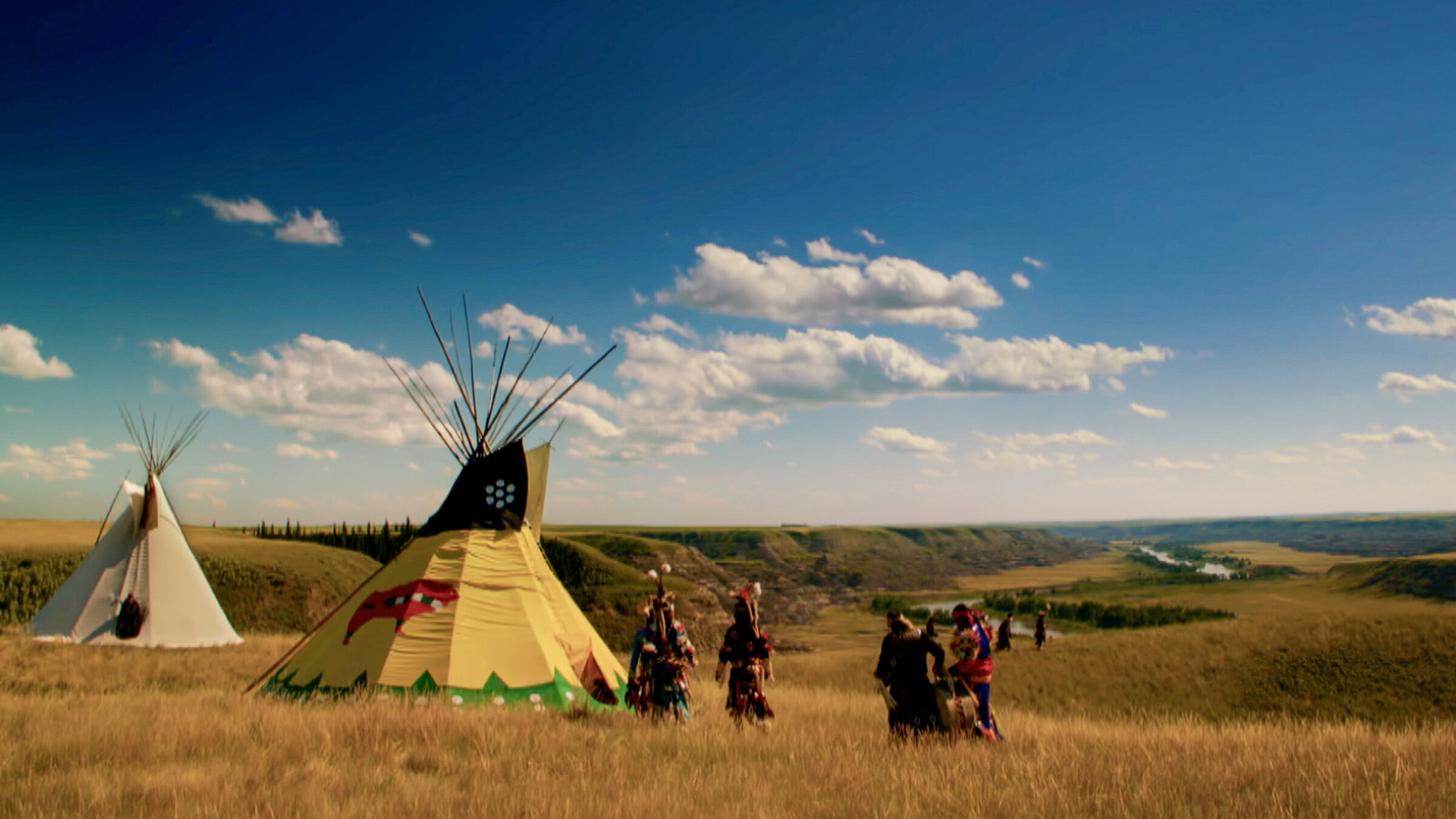 "Kanada - Die Rückkehr der Blackfoot": Das Stammesgebiet der Blackfoot war gut 160.000 Quadratkilometer groß. Heute leben sie in drei kleinen Reservaten.