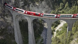 Traumhafte Bahnstrecken der Schweiz: Im<br/>"Glacier Express" von Zermatt nach St. Moritz