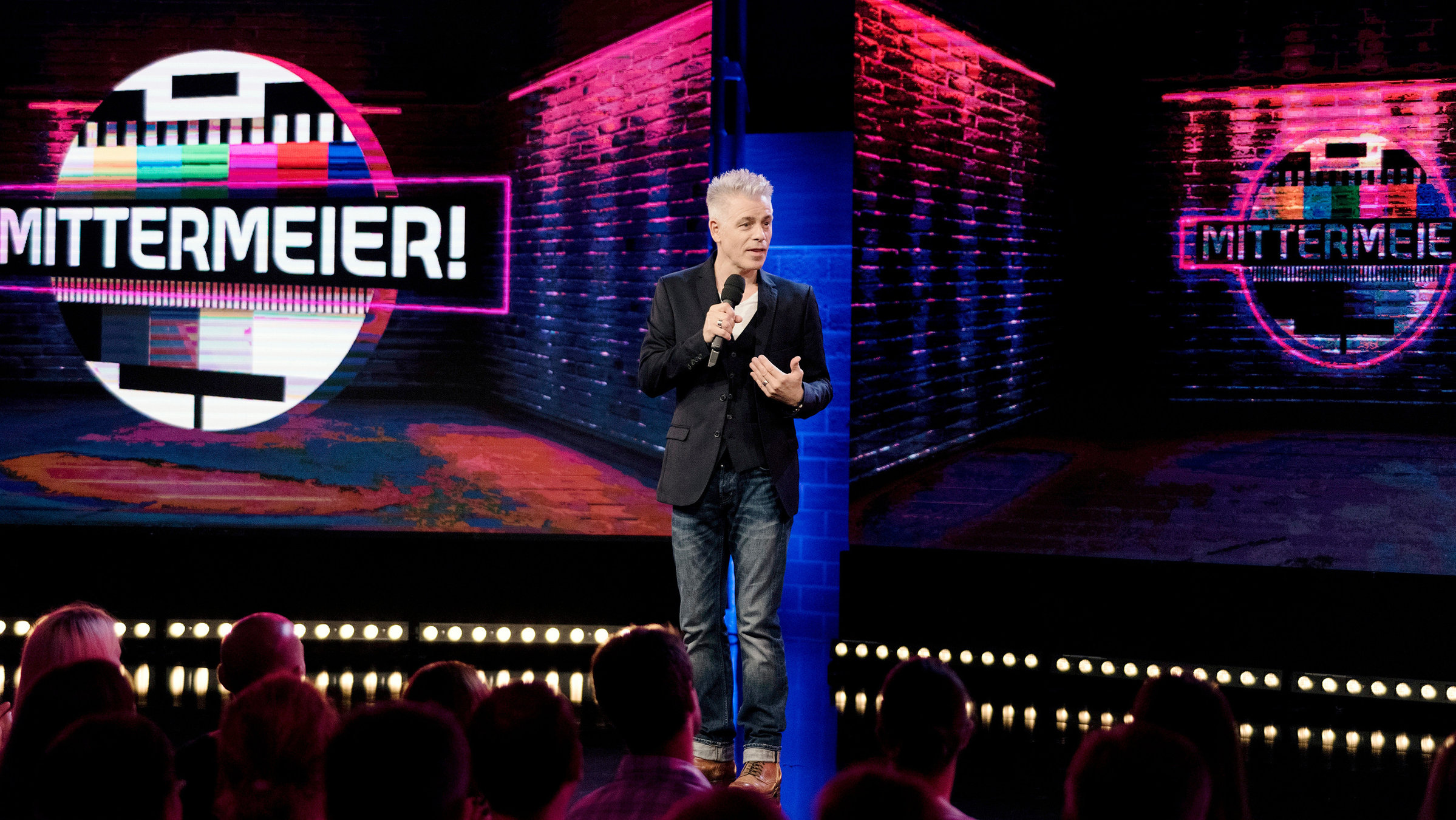 "Mittermeier!": Michael Mittermeier auf der Bühne.