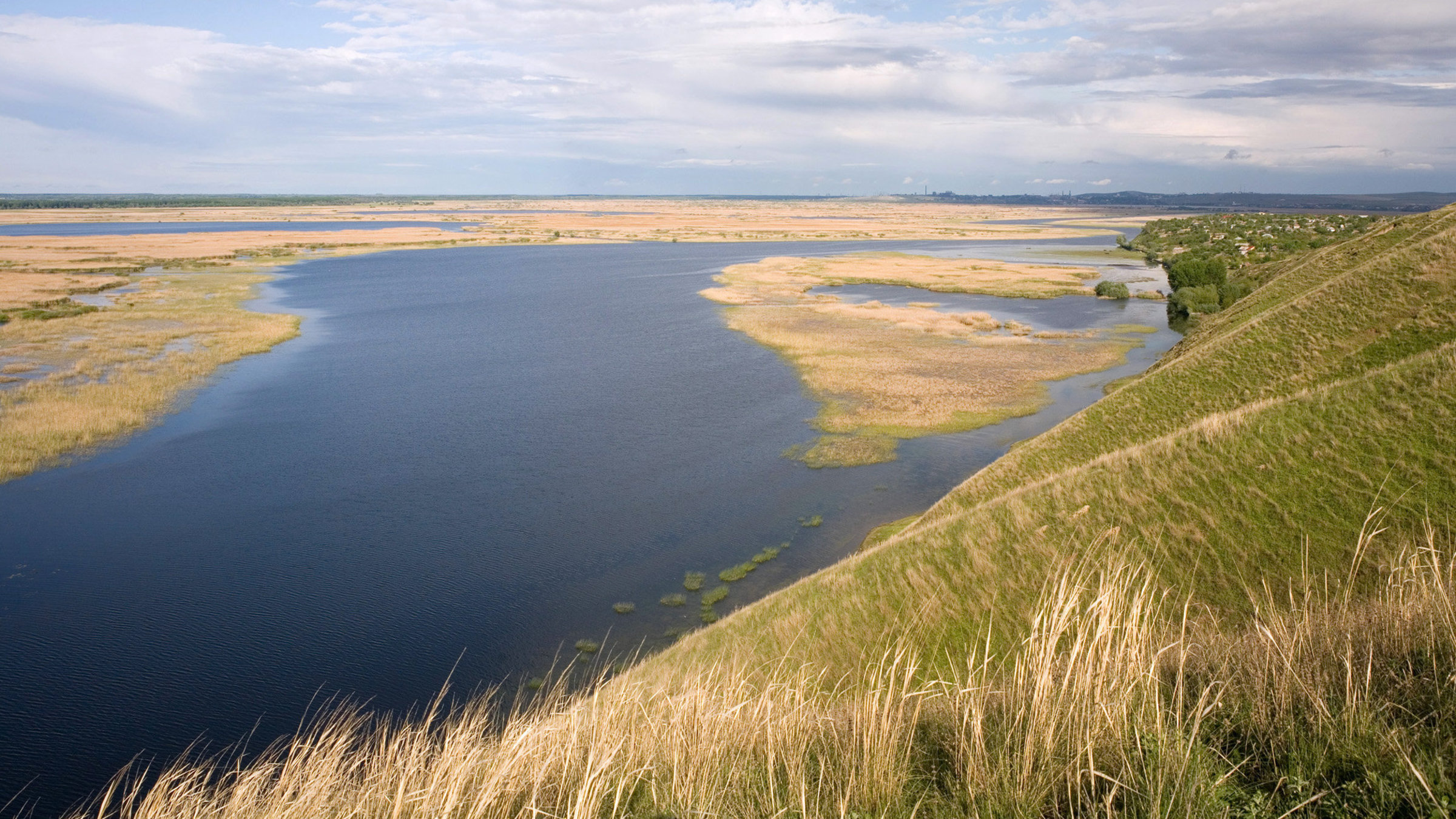 "Schätze der Welt - Erbe der Menschheit - Donaudelta, Rumänien": Landschaftstotale Donaudelta (Rumänien).