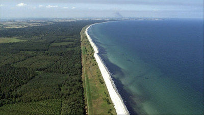 Im Flug über Dänemark