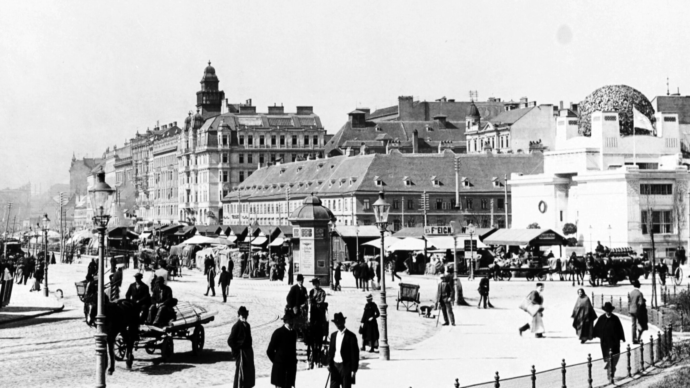 "Wien zur Kaiserzeit – Bilder von damals": Naschmarkt.
