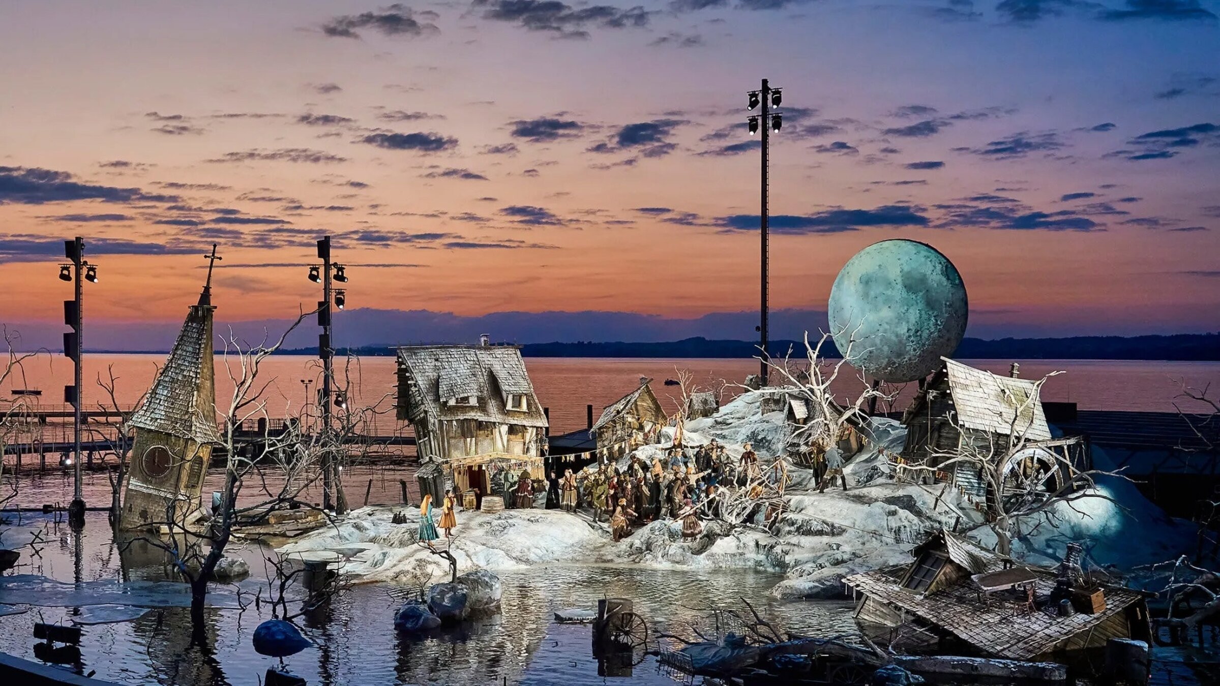 "Eröffnung Bregenzer Festspiele 2025": Bühne, Bühnenbild.