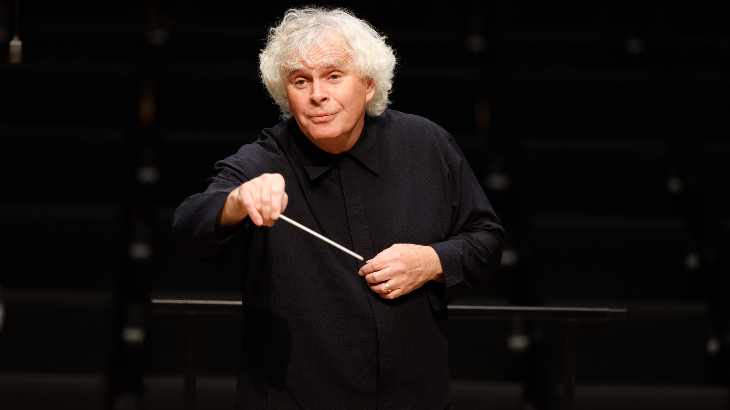 "Simon Rattle und das Symphonieorchester des BR": Chefdirigent des Symphonieorchesters des Bayerischen Rundfunks Sir Simon Rattle.