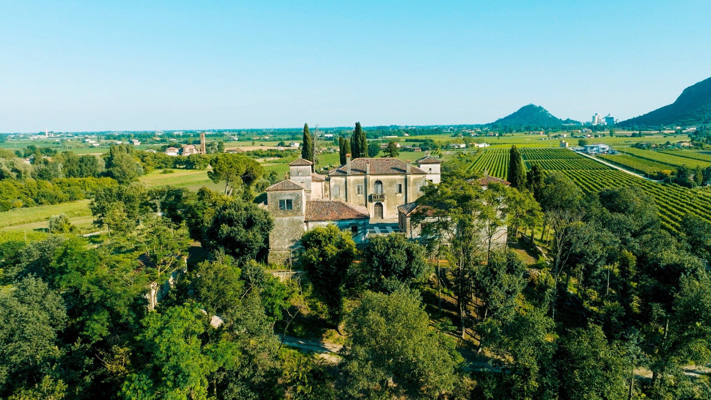 "Schlossidylle, Weingenuss und Klosterkultur in Venetien": Historische Villa.