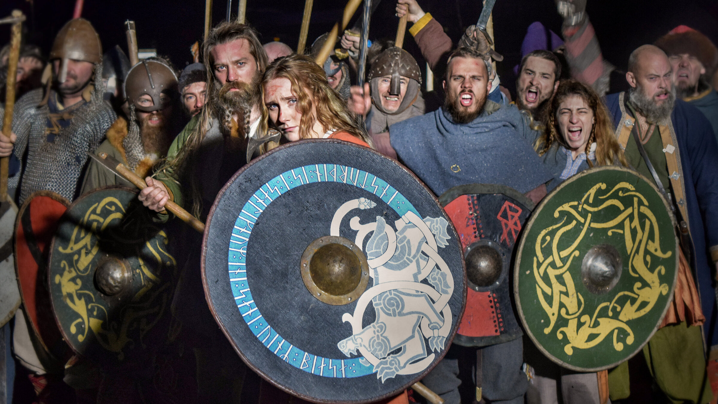 "Die Wikinger-Kriegerin - Amazone des Nordens": Signe & Aalgut mit Wikingern.